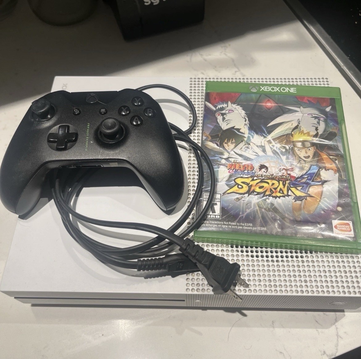 Microsoft Xbox One S 2TB White Home Console w/ Controller + Naruto Shippuden