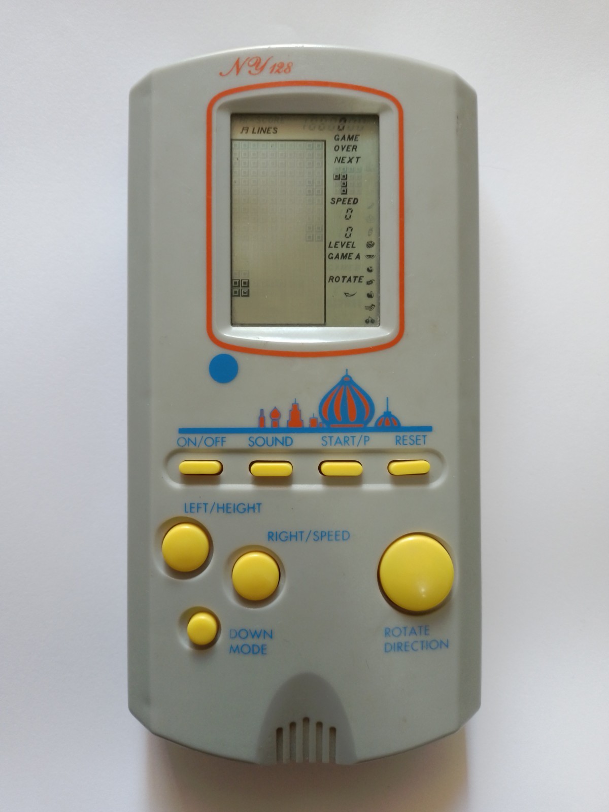 TESTED Brick Game Vintage 90’s Handheld Gaming Console Russian NY128 retro