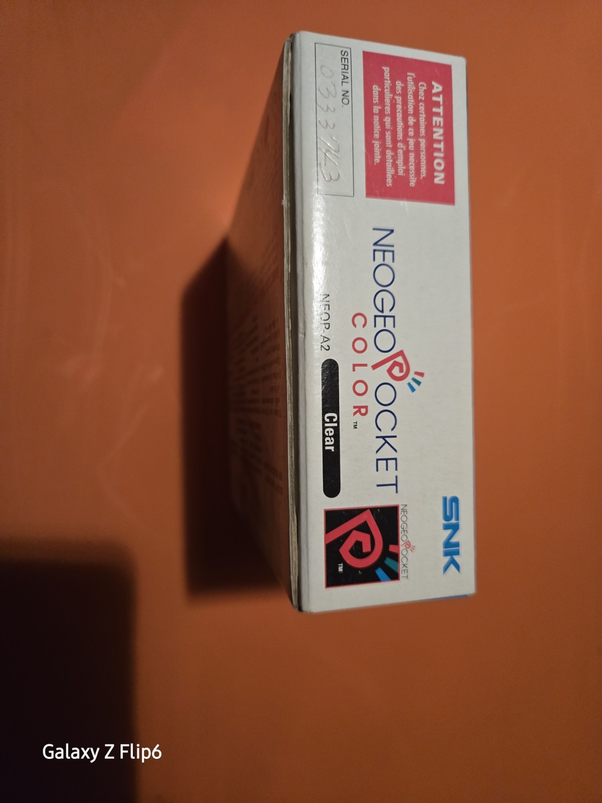 NEW SNK Neo Geo Pocket Color Clear Console *RARE- WESTERN EDITION* Free SHIPPING