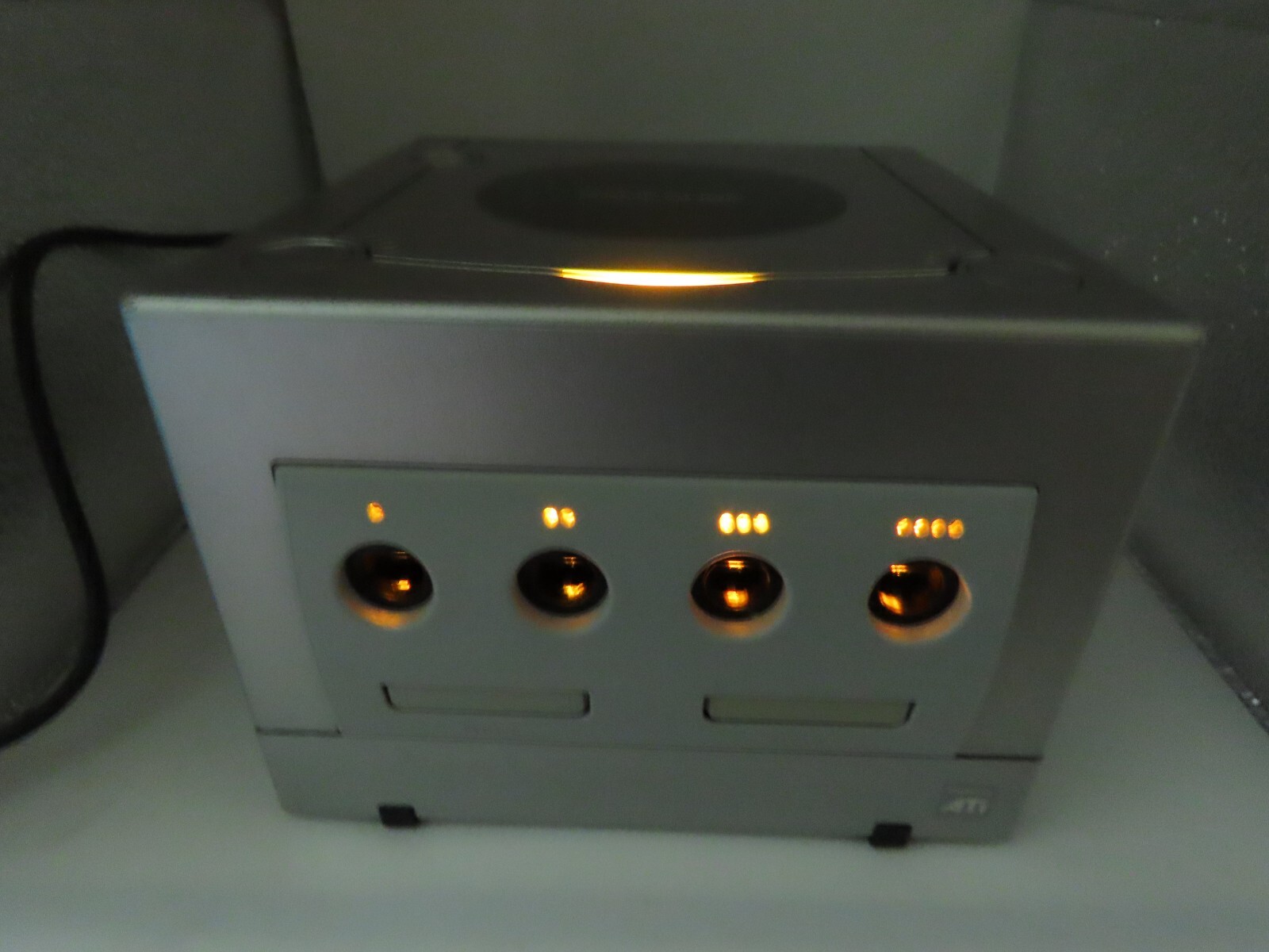 Nintendo GameCube YELLOW LED Light Mod Modification Controller Port w/ new batt