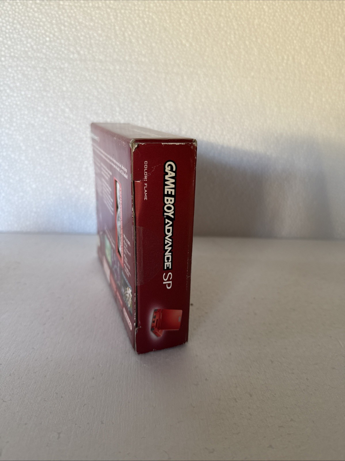 Nintendo Game Boy Advance SP GBA Flame Red Console Sealed Box Rare New Sealed