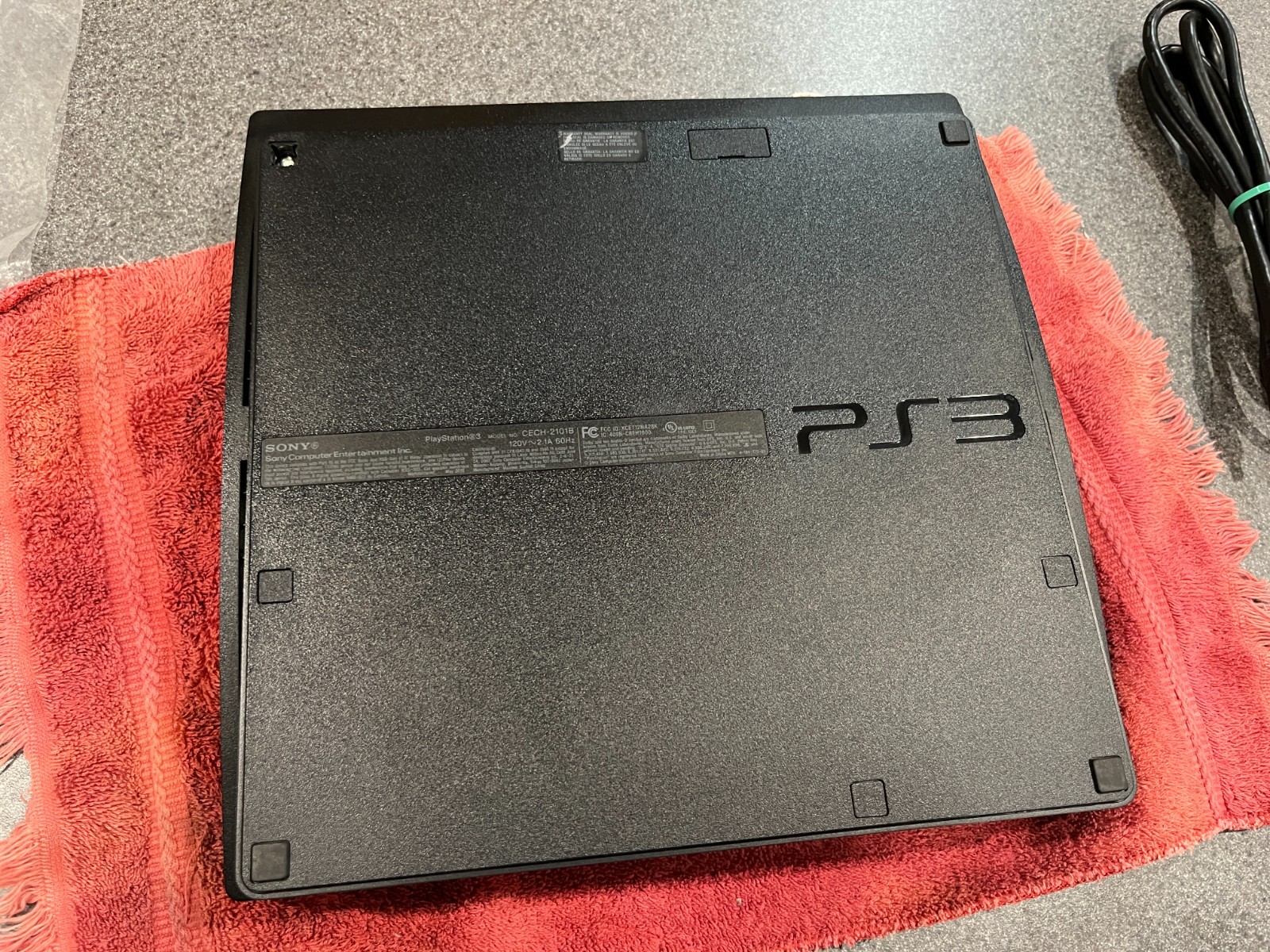 PlayStation 3 PS3 Slim CECH-2101B 250GB Console Bundle Factory Reset Charity COL