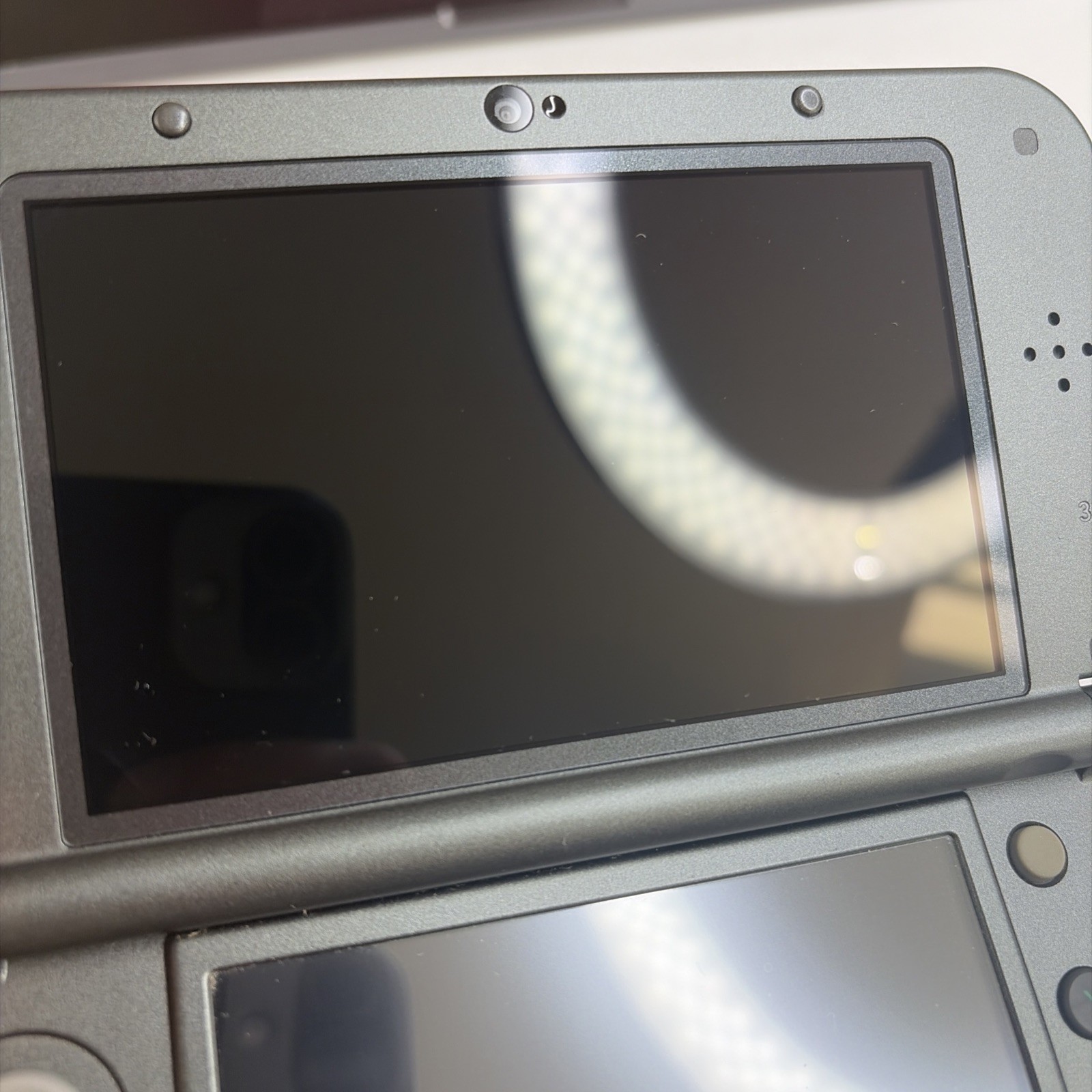 Clean! New Nintendo 3DS XL Gray Black Console Charger Stylus US Version