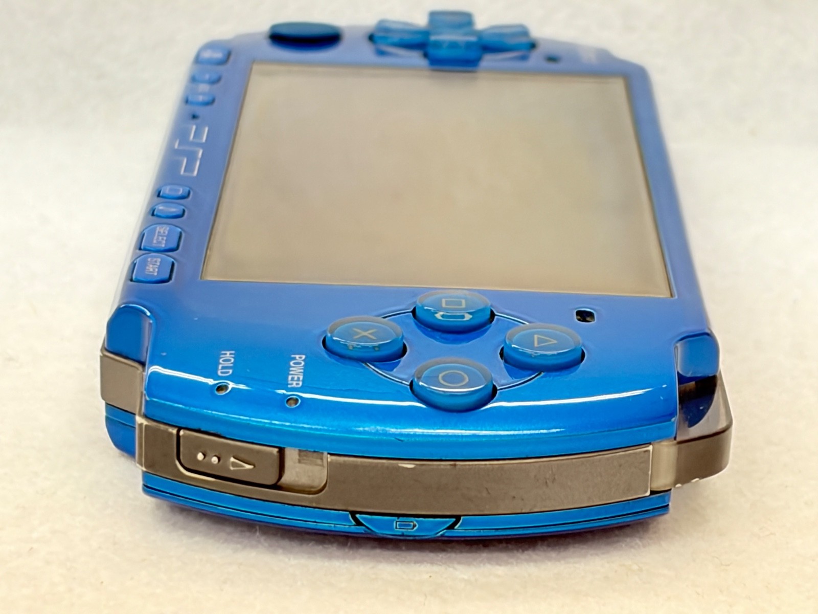TESTED SONY PSP 3000 BLUE Console + Charger + battery + 3 game Region free 4GB