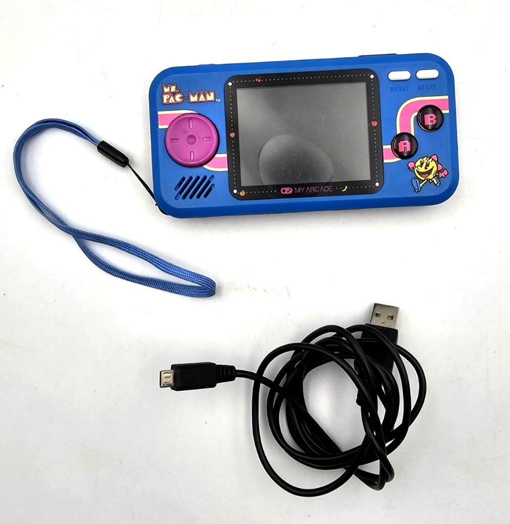 My Arcade Handheld Pocket Player Portable 3 Games Ms. Pac-Man Sky Kid Mappy Gift