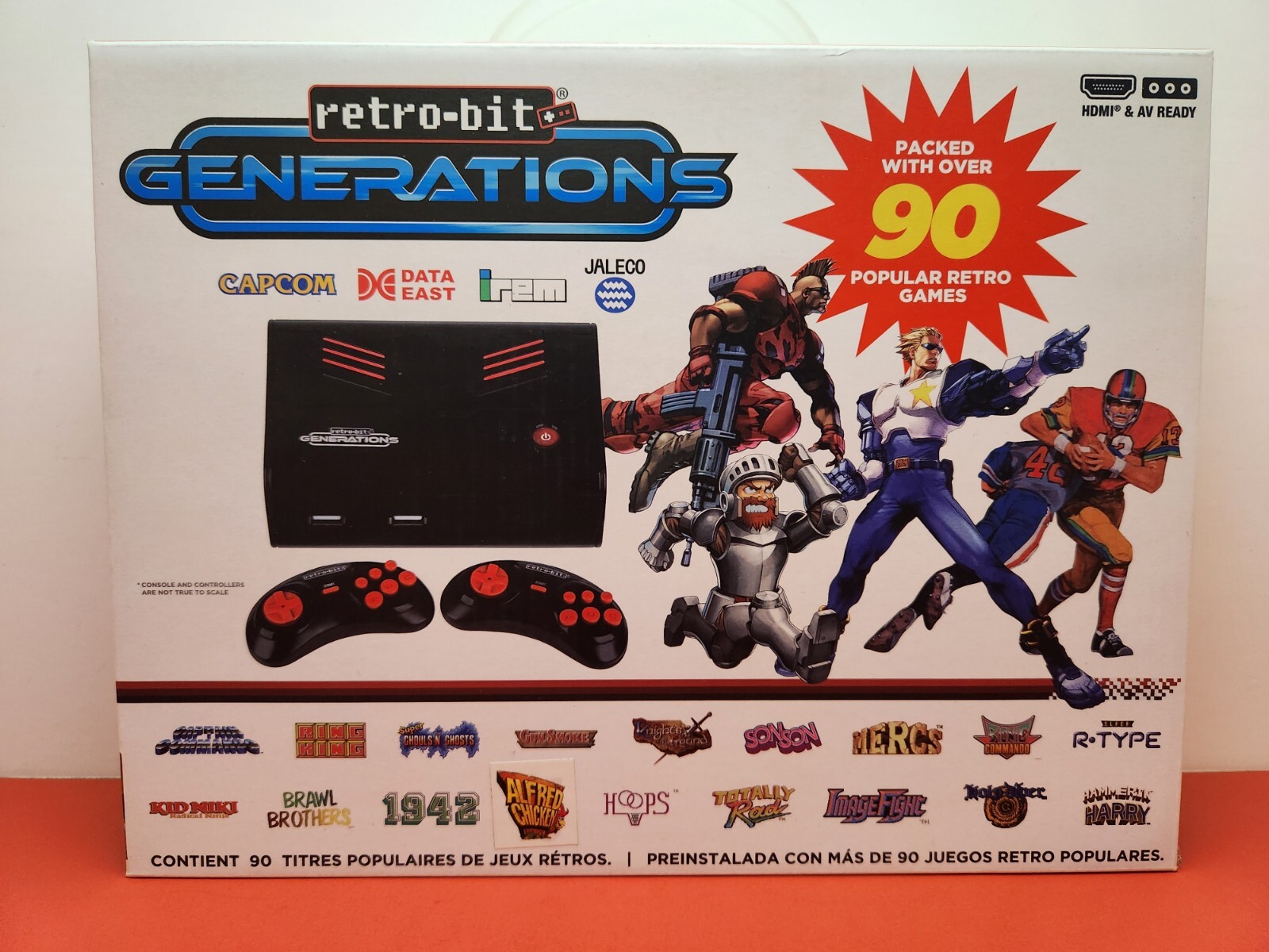 Open Box – Retro Bit Generations – Home Console – 90 Games – Wired Controllers