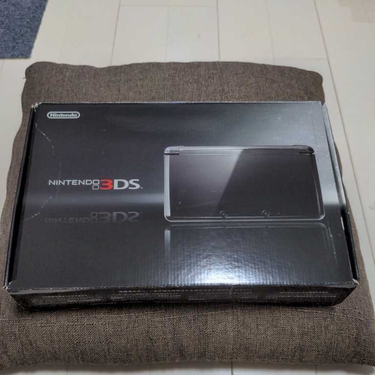 Nintendo 3DS Cosmo Black Console Charger Box Japanese ver [BOX]