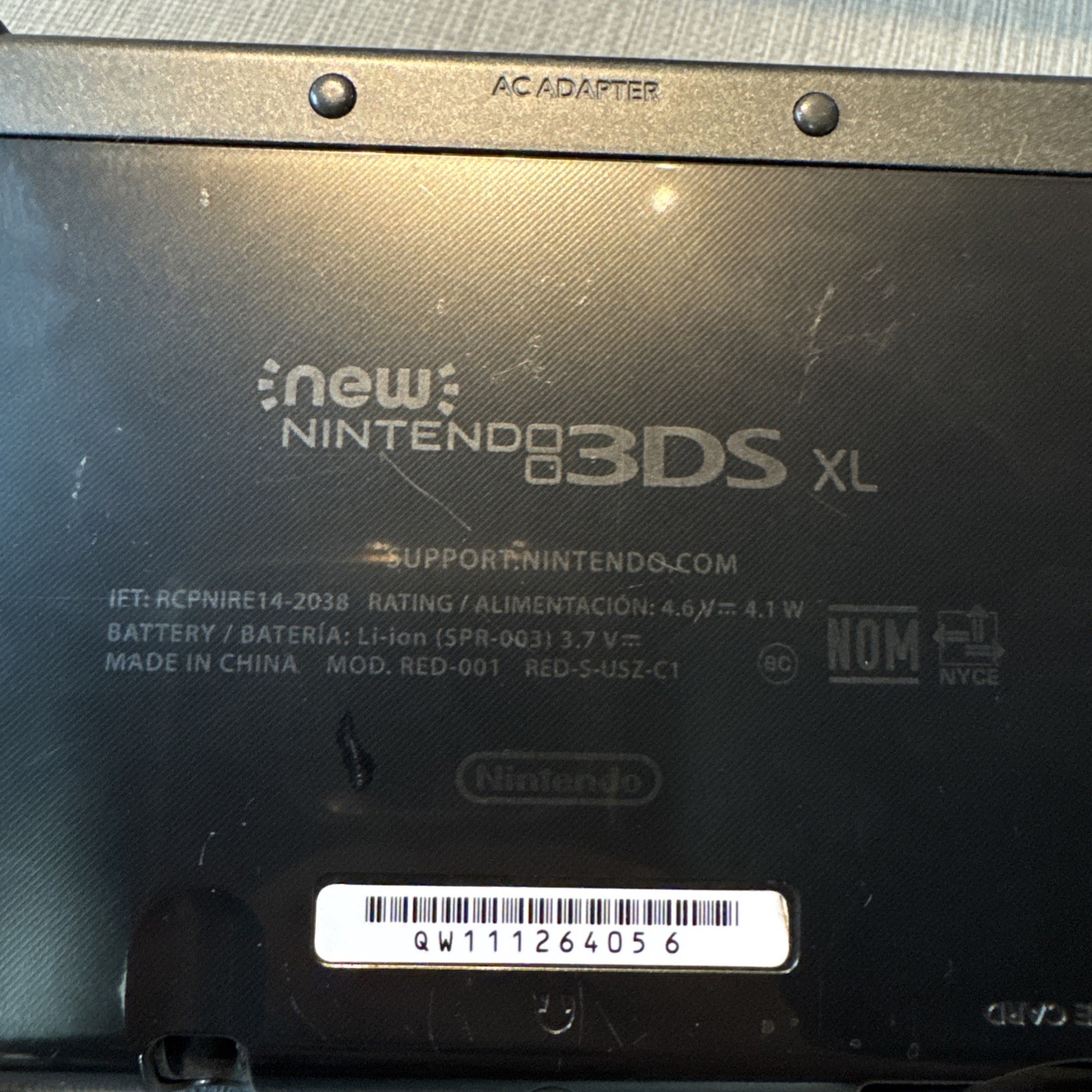 Nintendo 3DS XL Black Authentic Tested And Works With Charger