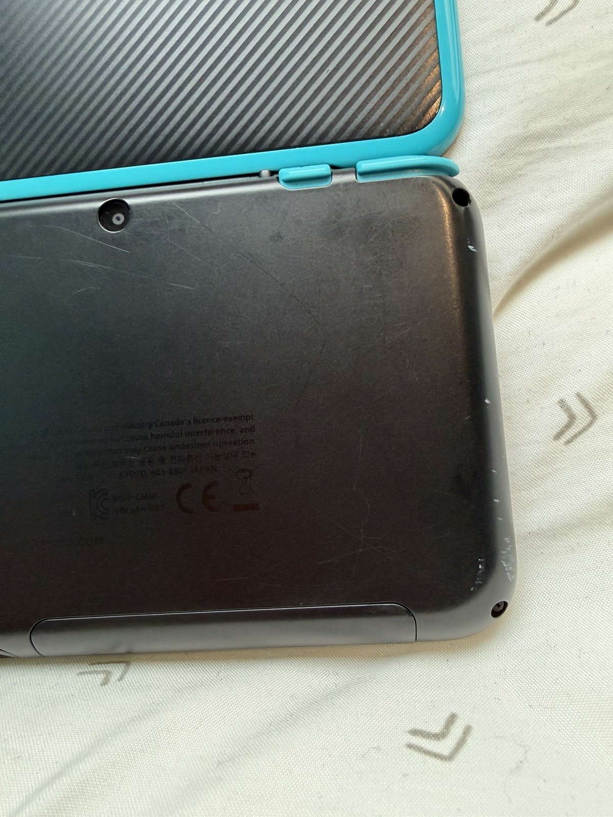 “New” Nintendo 2DS XL Black Turquoise TESTED With Stylus – CONSOLE ONLY- GREAT