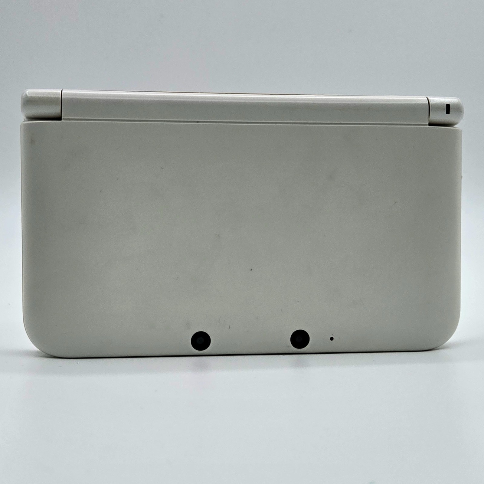 Nintendo 3DS LL White 64GB SD Card Charger Tested Working Top Screen LCD Damage