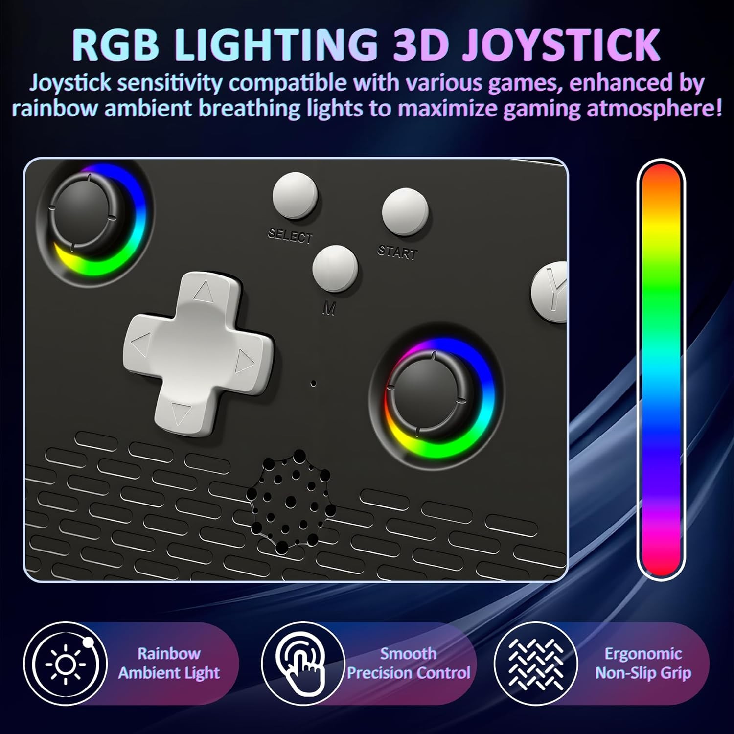 H5 Retro Gaming Console 5.0 IPS 40000 Games Black