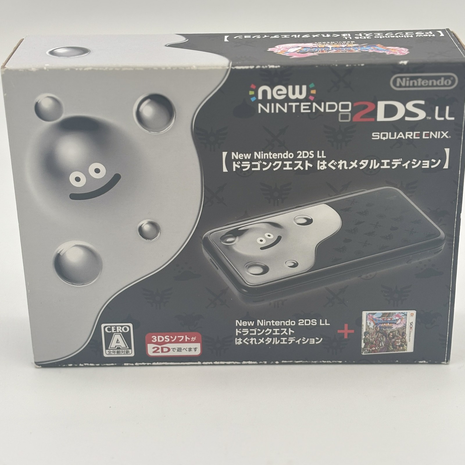Nintendo New 2DS LL Dragon Quest Hagure Metal Edition Japan Game