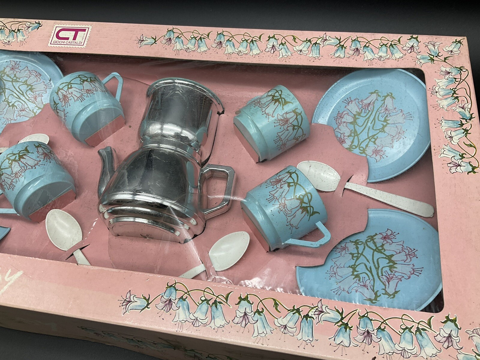 80s VINTAGE# SUSY HOLLIE HOBBIE COFFEE COFFEE COFFEE COFFEE SET’ #NIB RARE [LV]