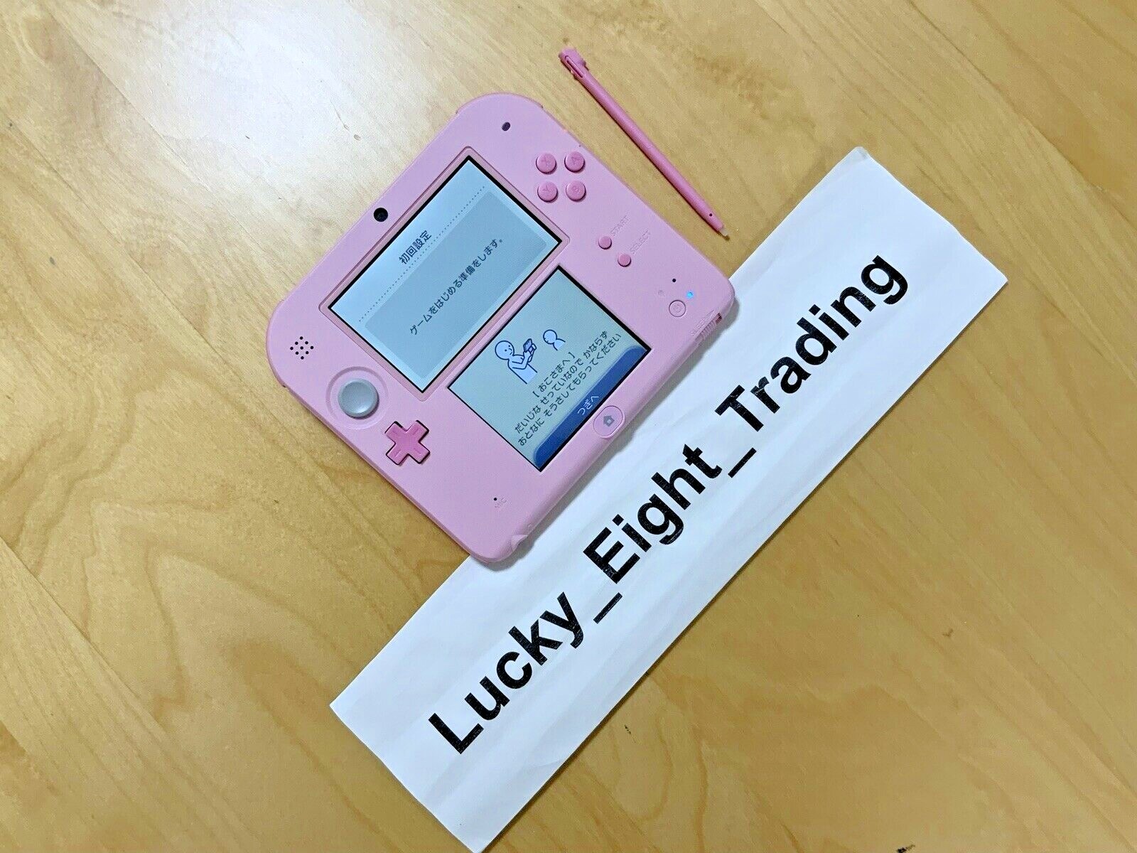 Nintendo 2DS Pink Console Stylus Japanese ver [H]