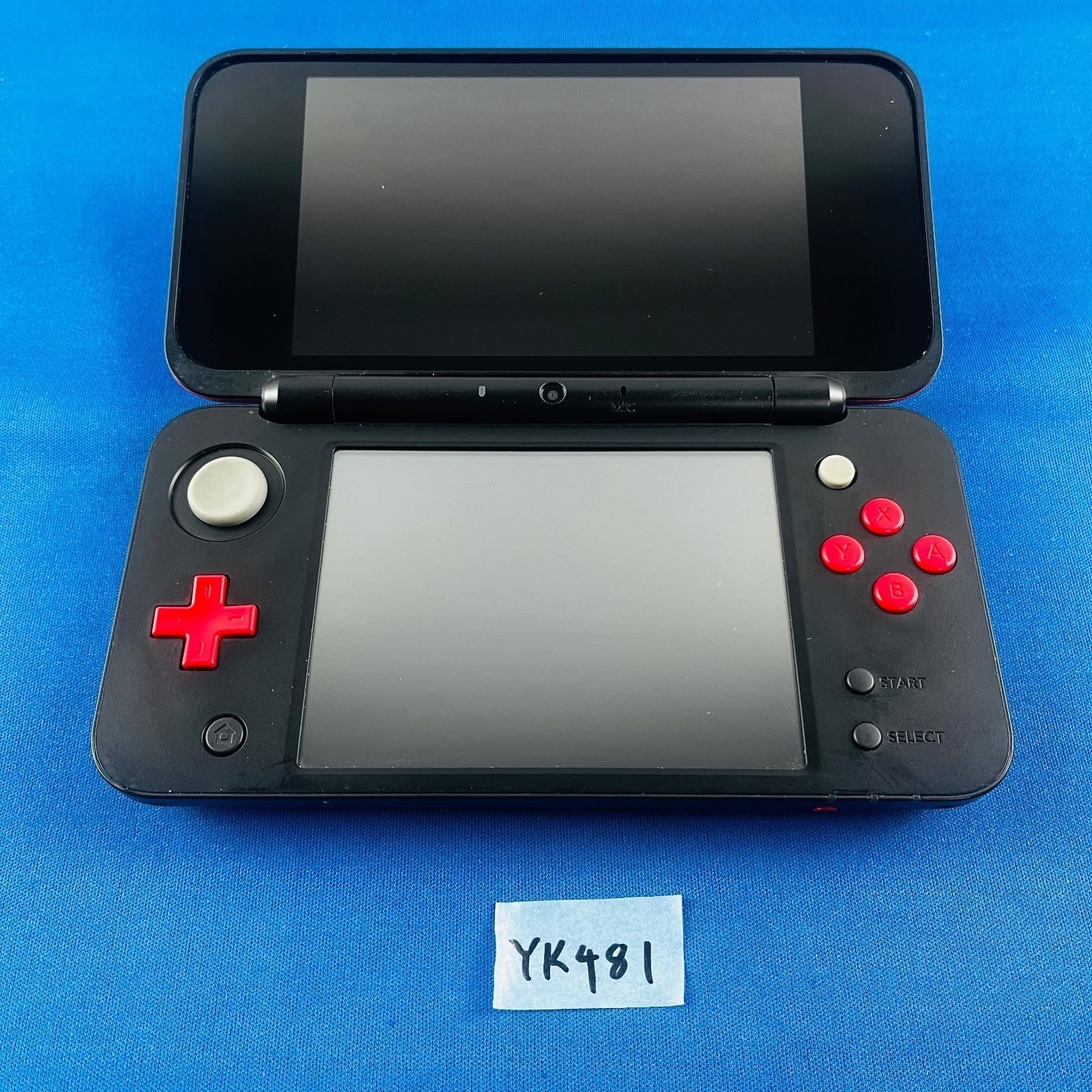 ◇YK481Nintendo 2DS LL Mario Kart 7 Pack Console Black Red Japan Tested Work