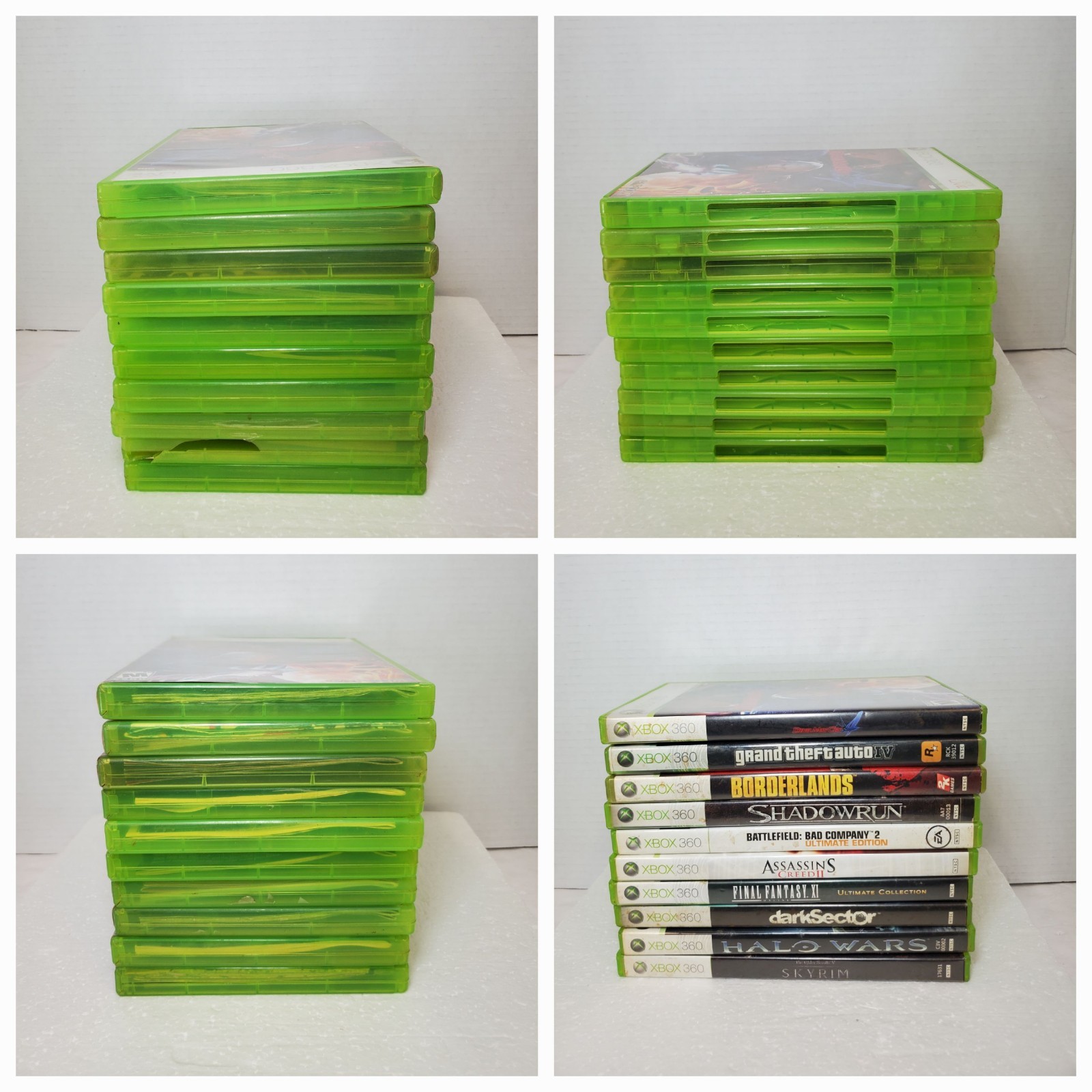 Microsoft Xbox 360 S (Model 1439) Console 500GB w Accessories & 10 Games TESTED✅
