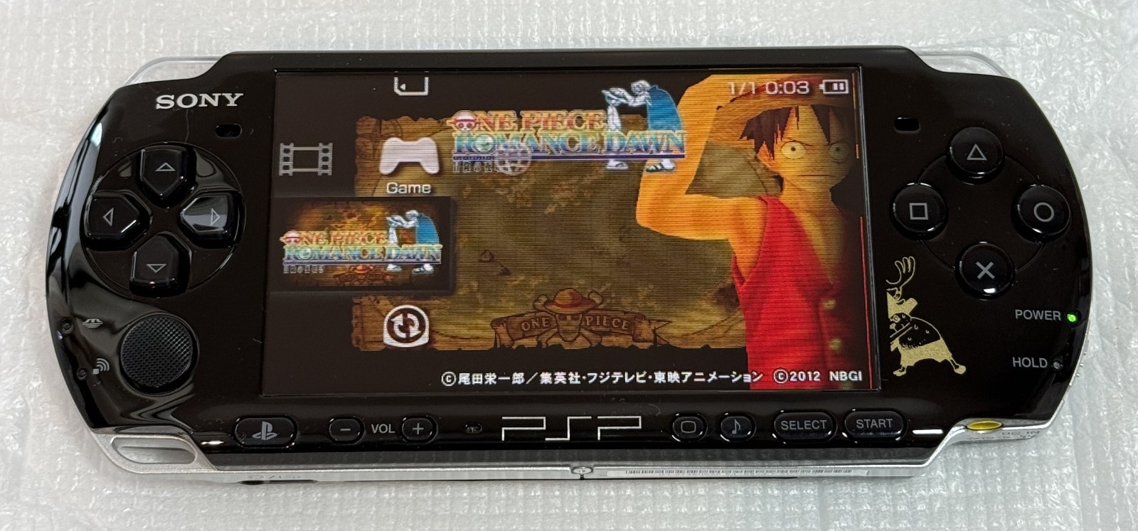Sony PSP-3000 Console Black One Piece ROMANCE DAWN Limited Edition Box – Mint