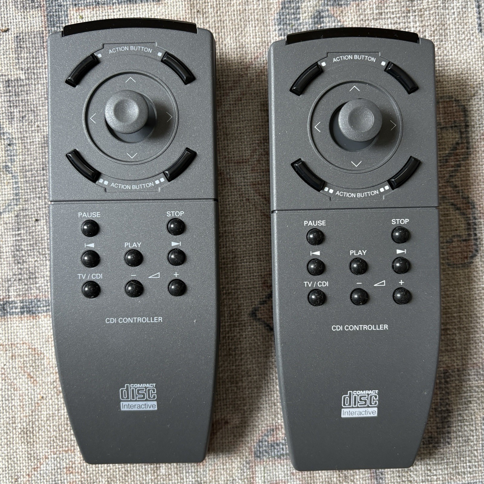 Philips CDi 350 Console CD-i Player w/ Controllers Mouse Digital Video Docking