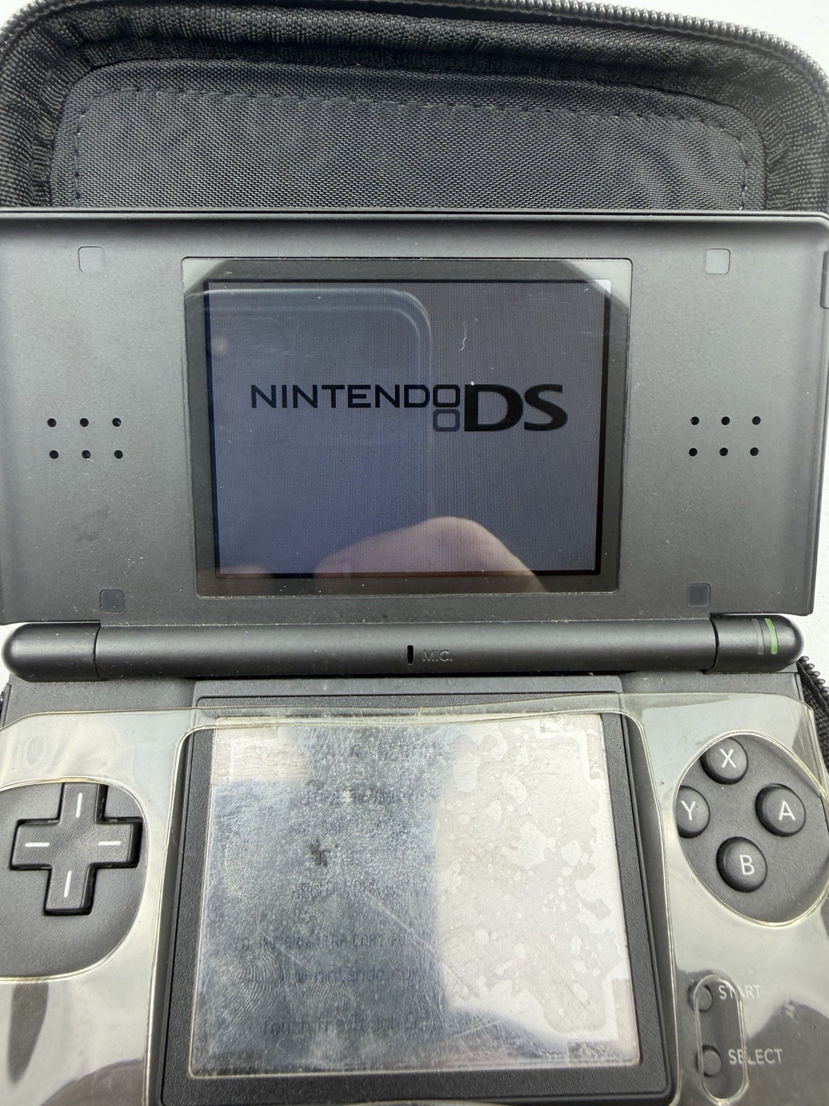 Nintendo | DS Lite | Black | Handheld Console w/ Stylus | Charger | Case & Games