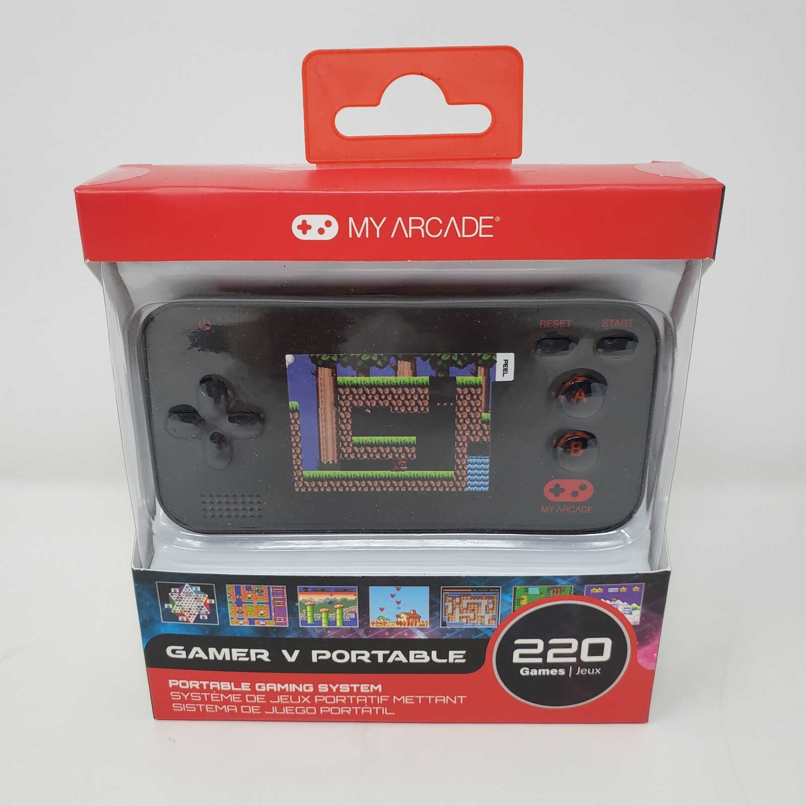 My Arcade Gamer V Portable Gaming System 220 Retro Games 8 Bit New NIB NIP