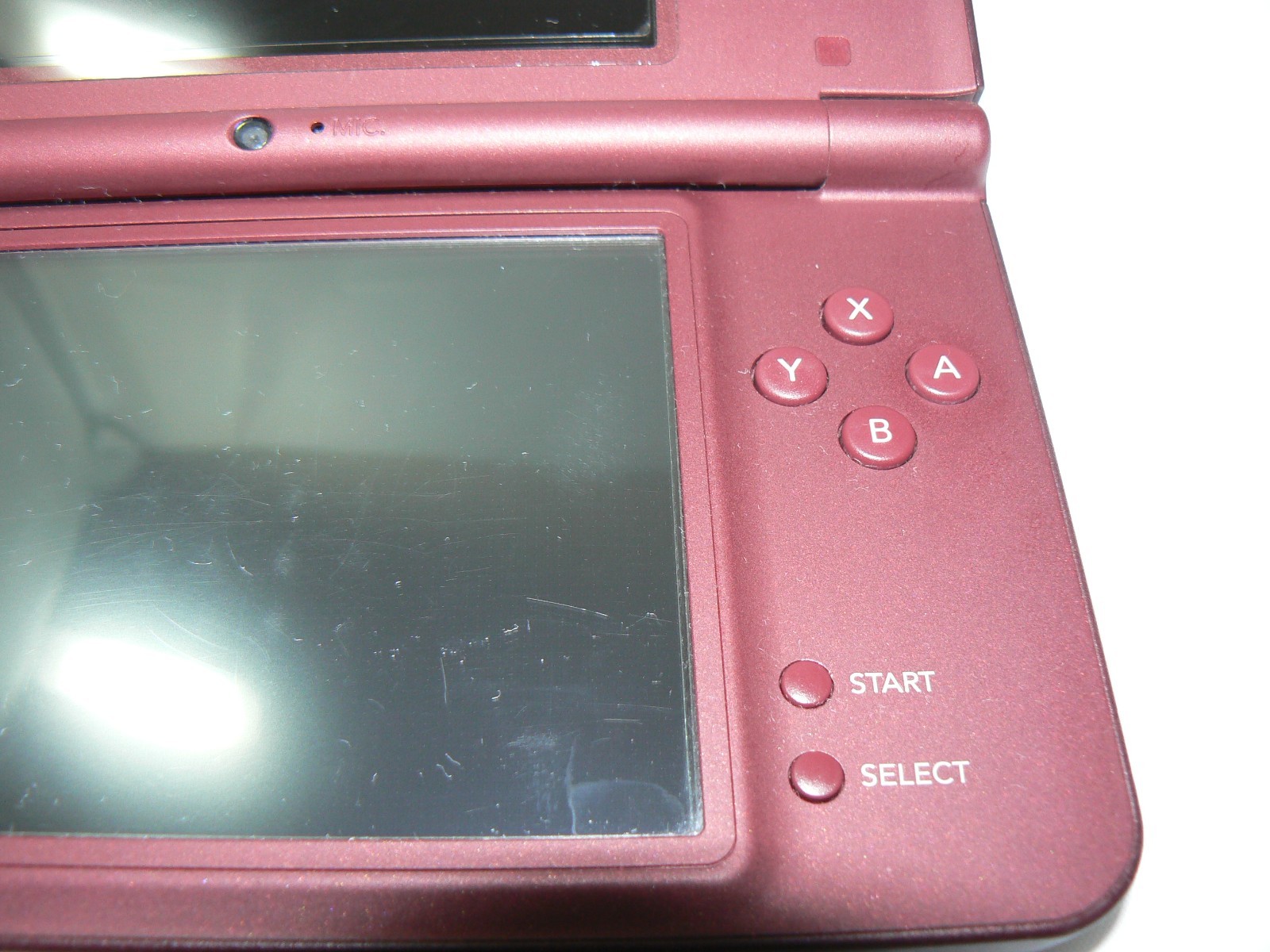 Nintendo DSi LL XL DS Burgundy Wine Red Console Used Tested NTSC-J