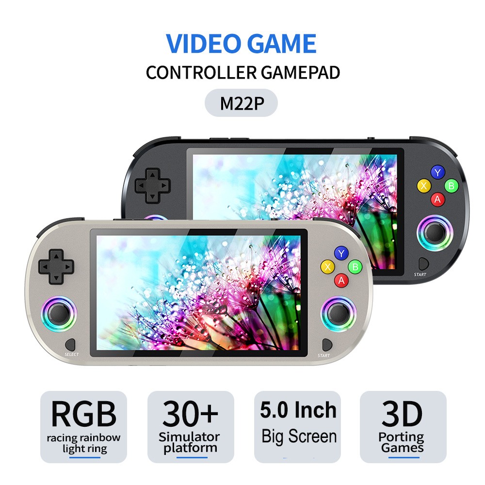 Handheld Video Game Console 5.0 Inch IPS Screen