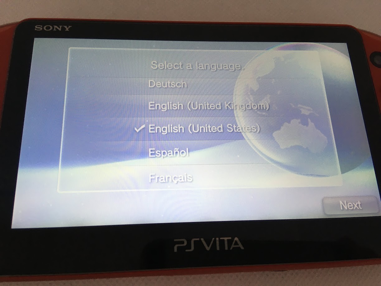 [Read/Exc+++] Sony PS Vita Metalic Red PCH-2000 ZA26 Slim Console Wi-fi w/Box
