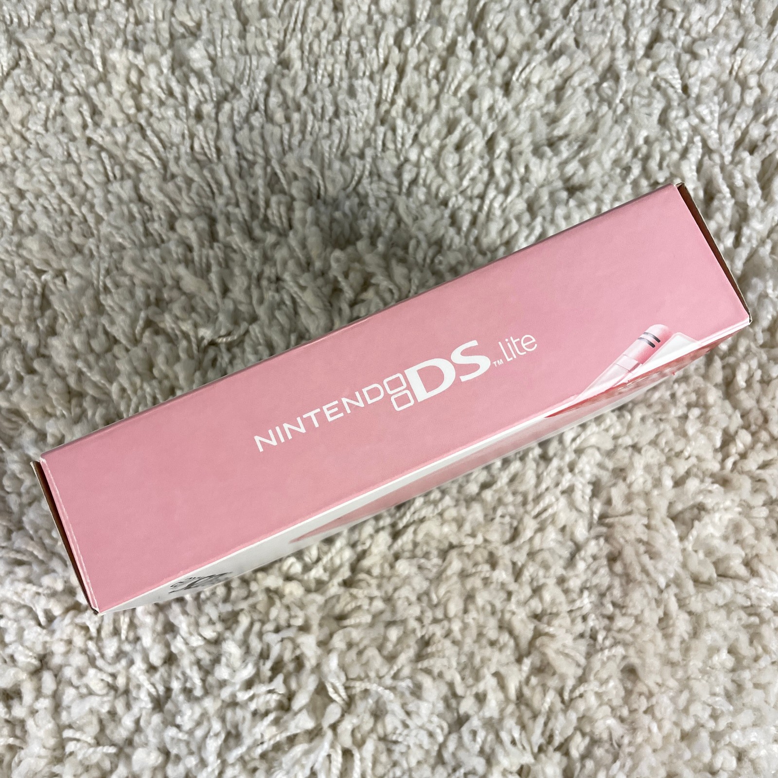 Nintendo DS Lite Coral Rose Pink Handheld System USG-001 Complete In Box CIB