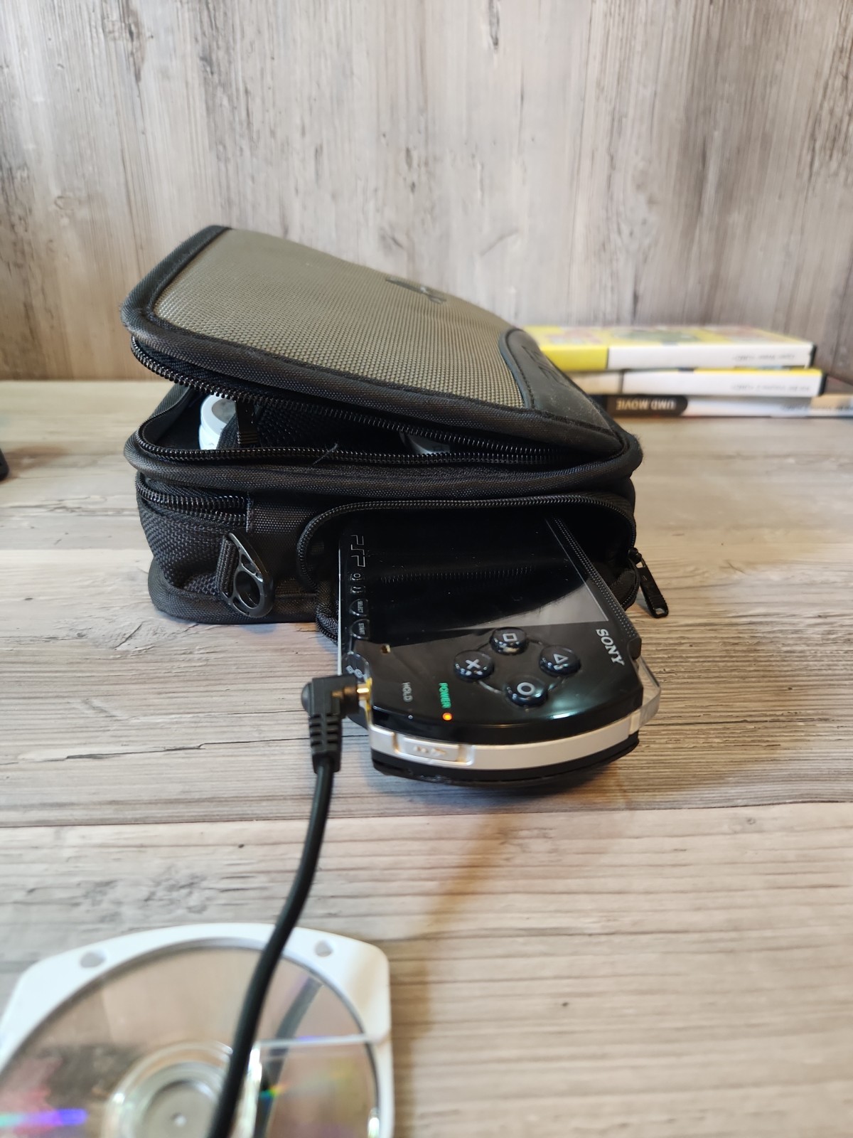 Sony PSP 1001 Handheld Console With Games Movies Cases Charger 4gb Memory