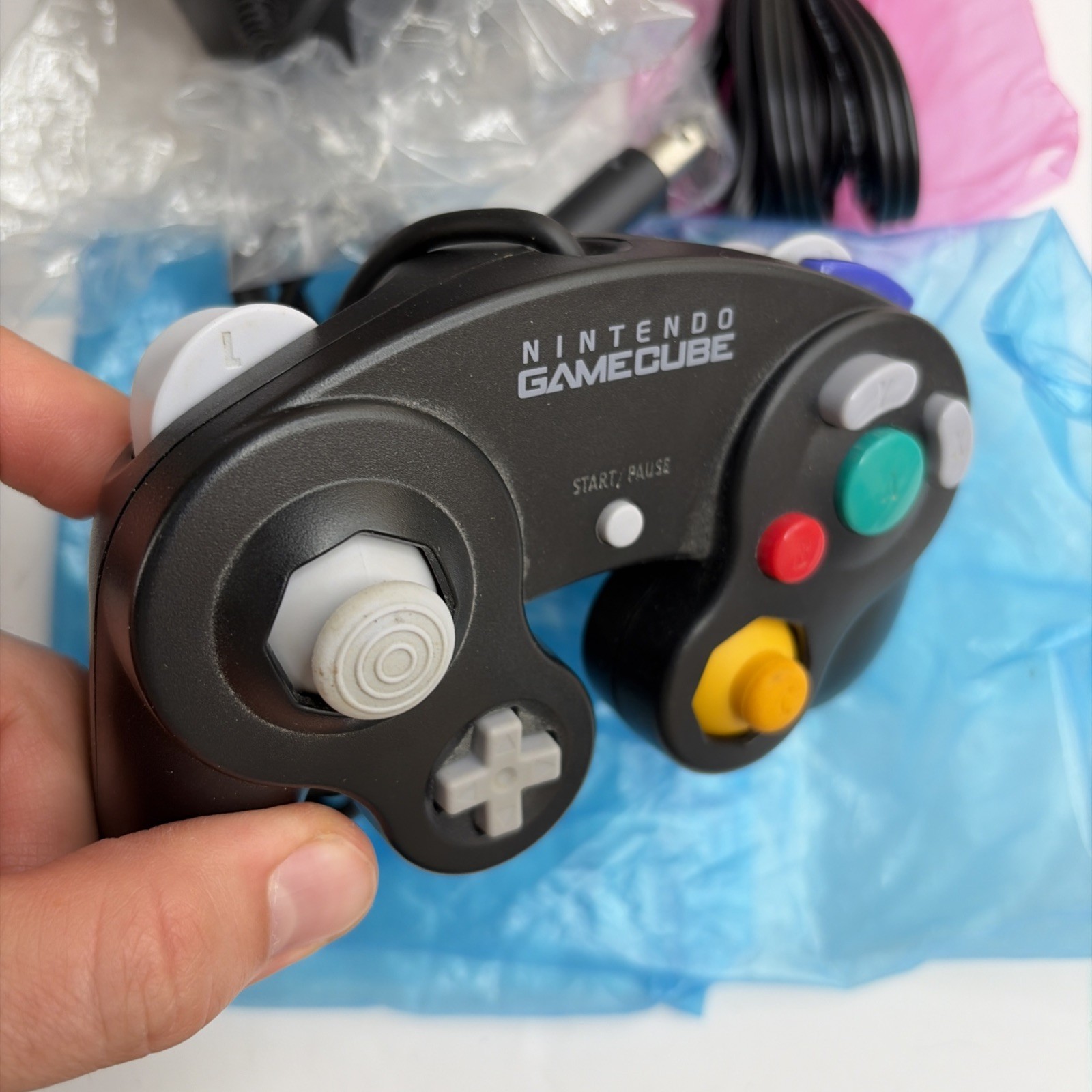 Nintendo GameCube Black Console Complete In Box Tested Working CIB Plastic