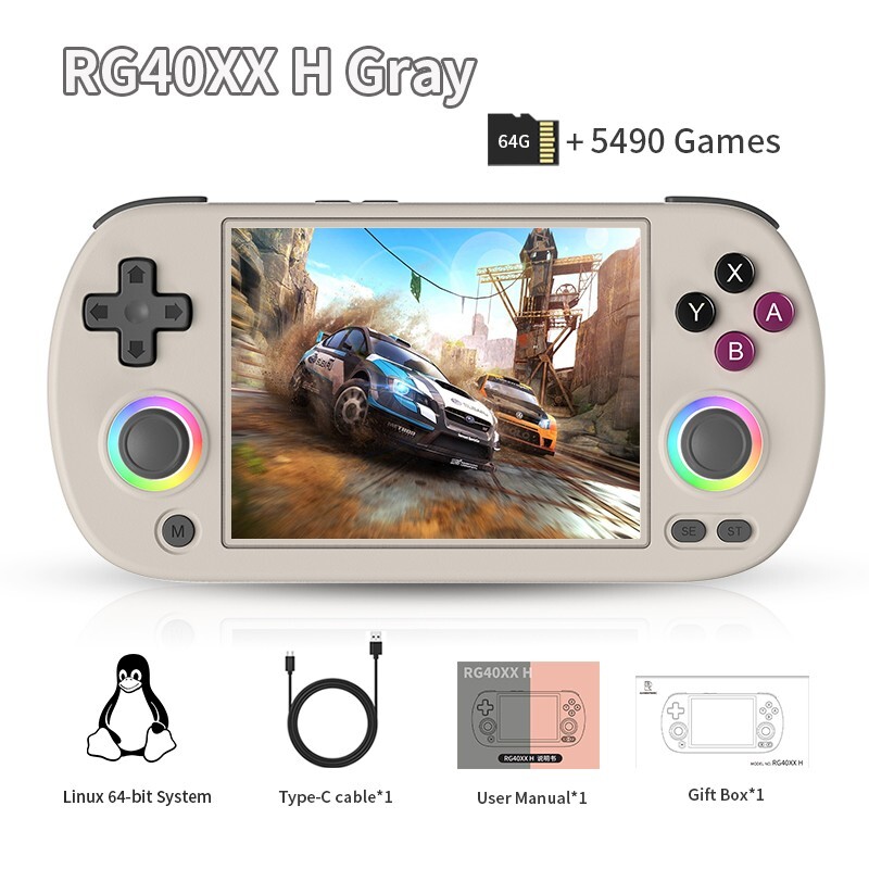 Handheld Game Console System 3D IPS 3200mAh Retro Video Gaming Portable Player