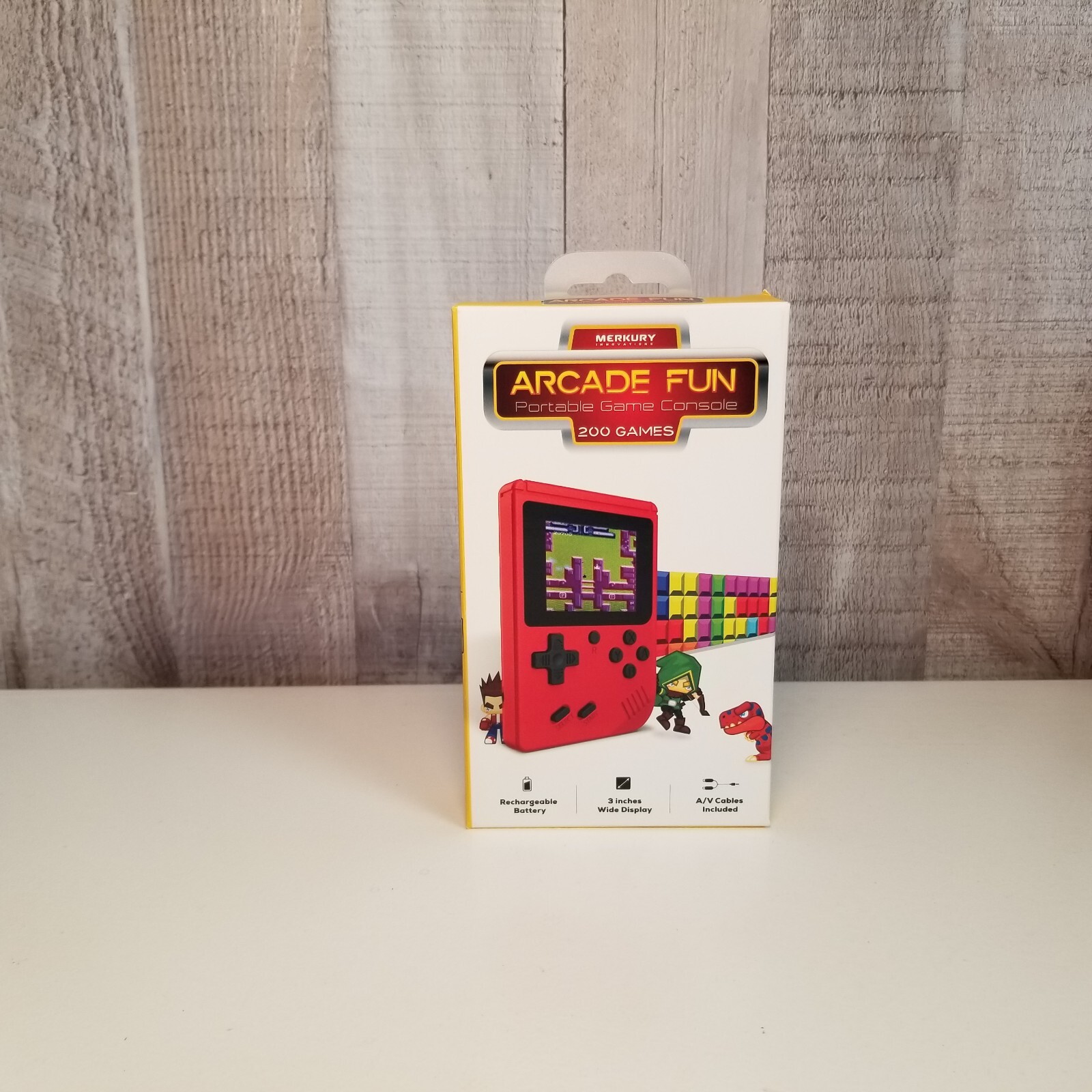 Merkury Innovations Arcade Fun Portable Gaming Console 200 Games New/Sealed
