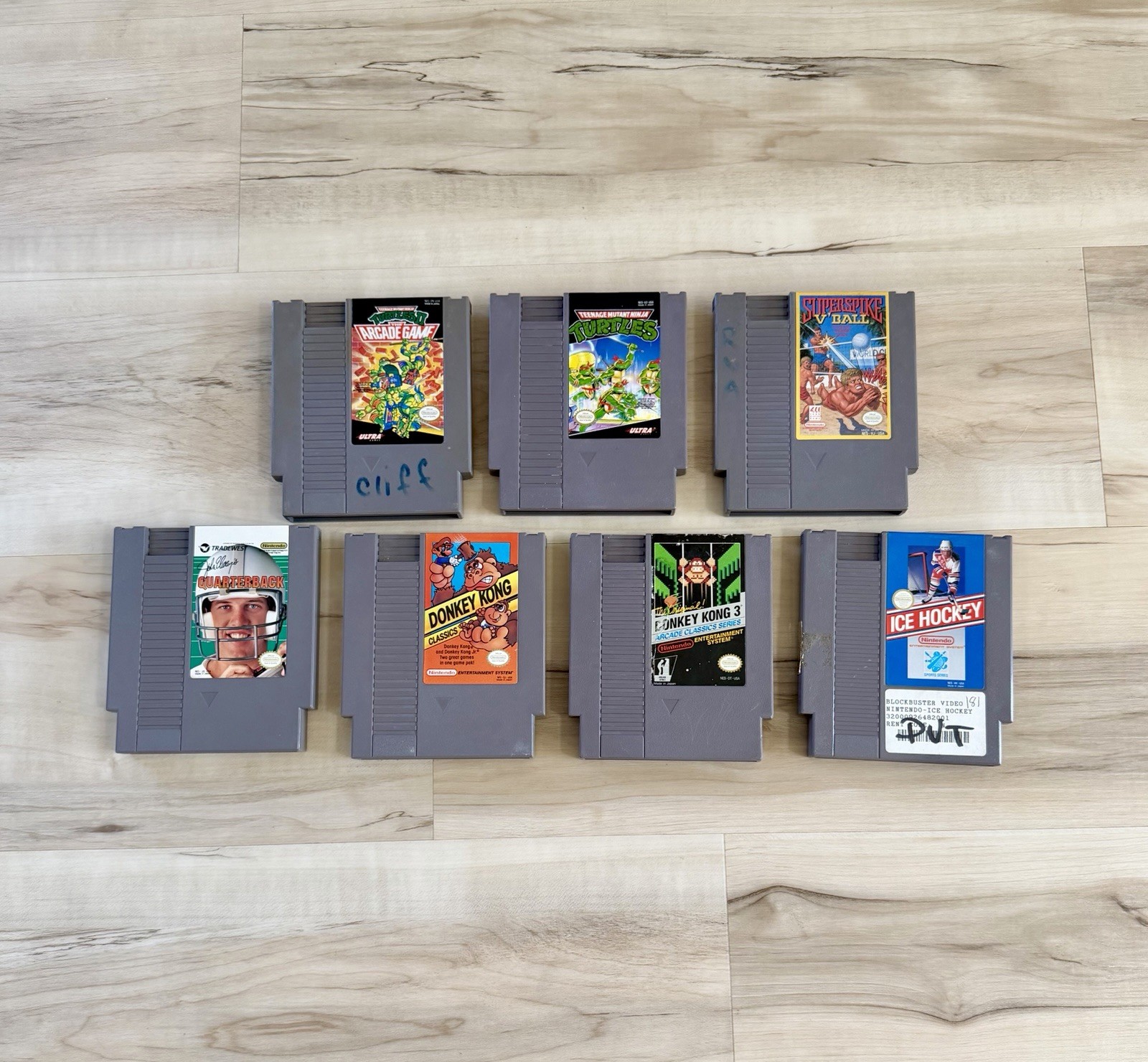 Original Nintendo NES Bundle W/ Controller + 7-Games – Tested