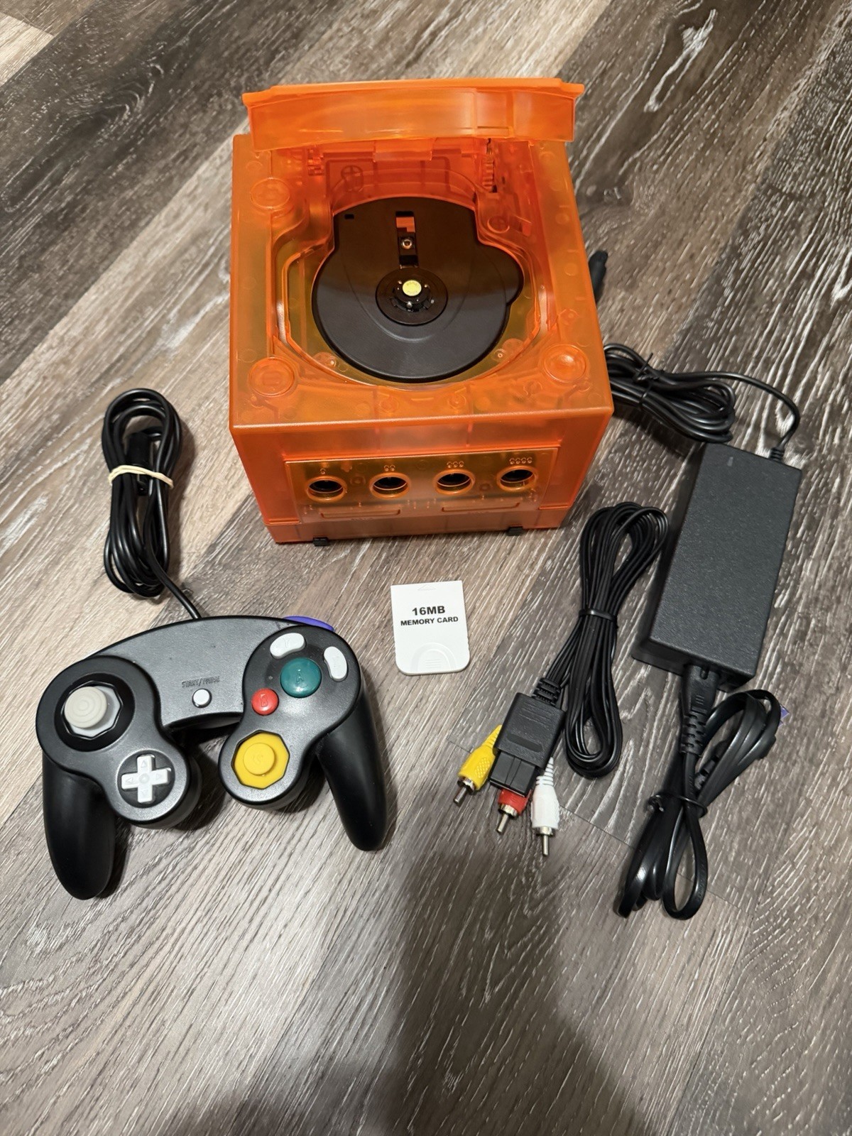🔥 Nintendo GameCube NGC – Translucent Orange, Recapped Laser, Bundle ‼️