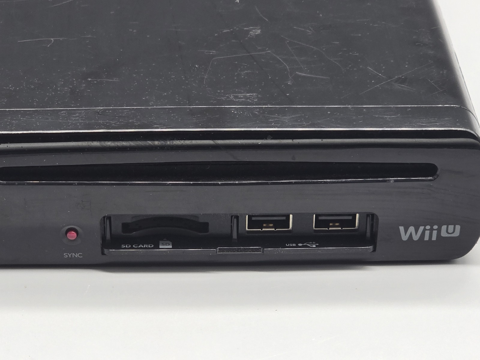 Nintendo Wii U 32GB Black WUP-101(02) Console Only Parts/Repair