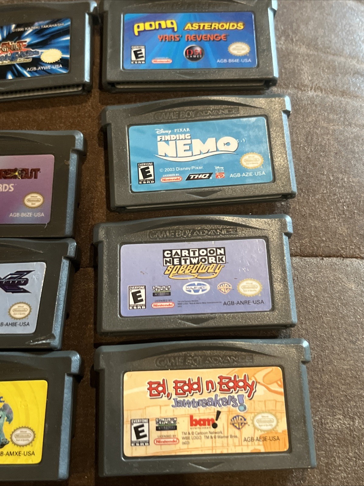 Nintendo Game Boy Advance SP Handheld System Blue , 8 games included *tested*