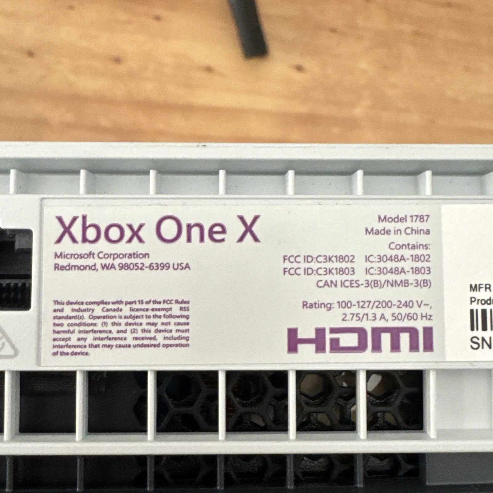 Microsoft Xbox One X 1 TB Hyperspace Limited Edition