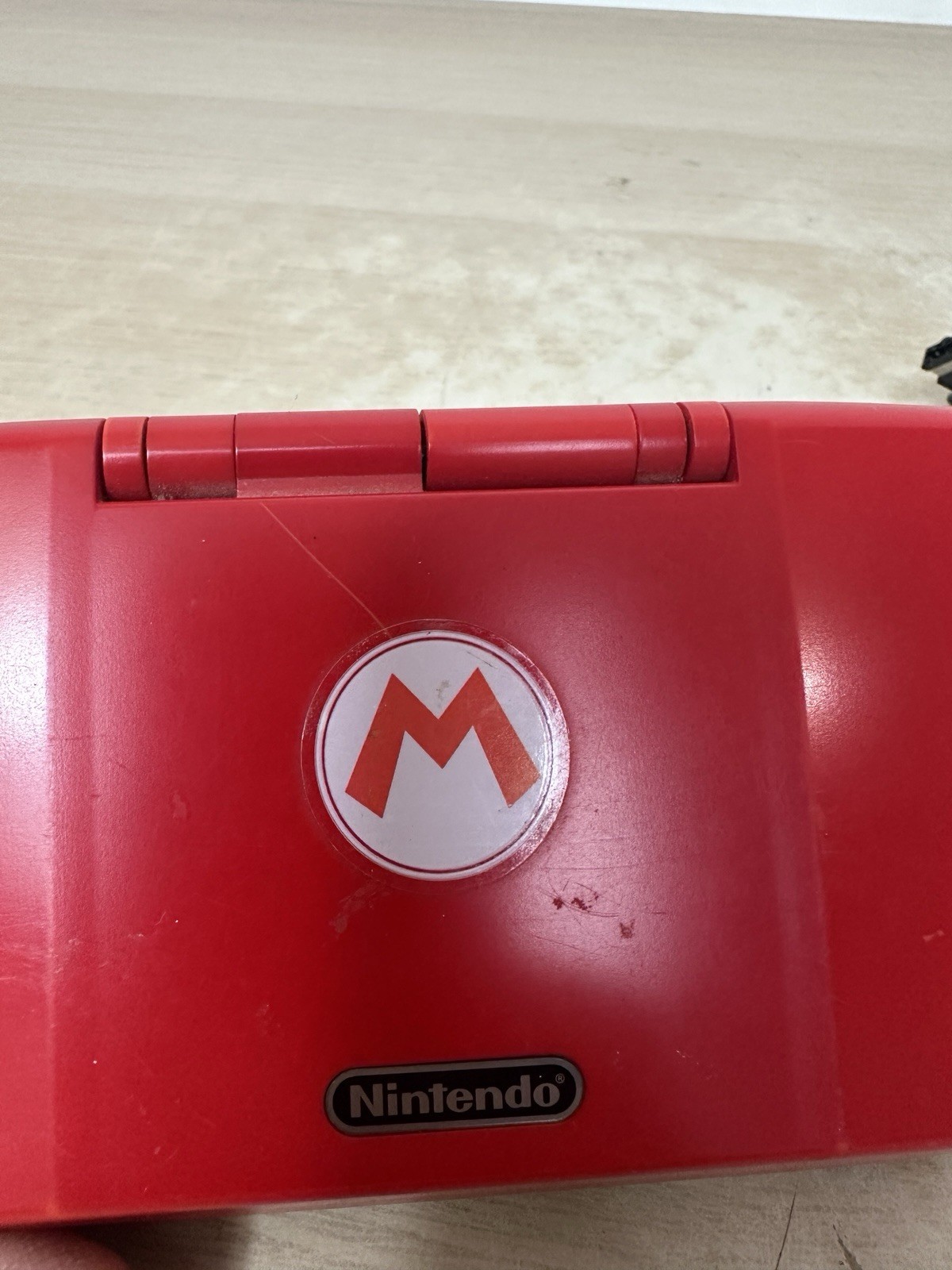 Nintendo DS NTR-001 Hot Rod Red Mario Kart Edition w/ Charger – Tested & Works