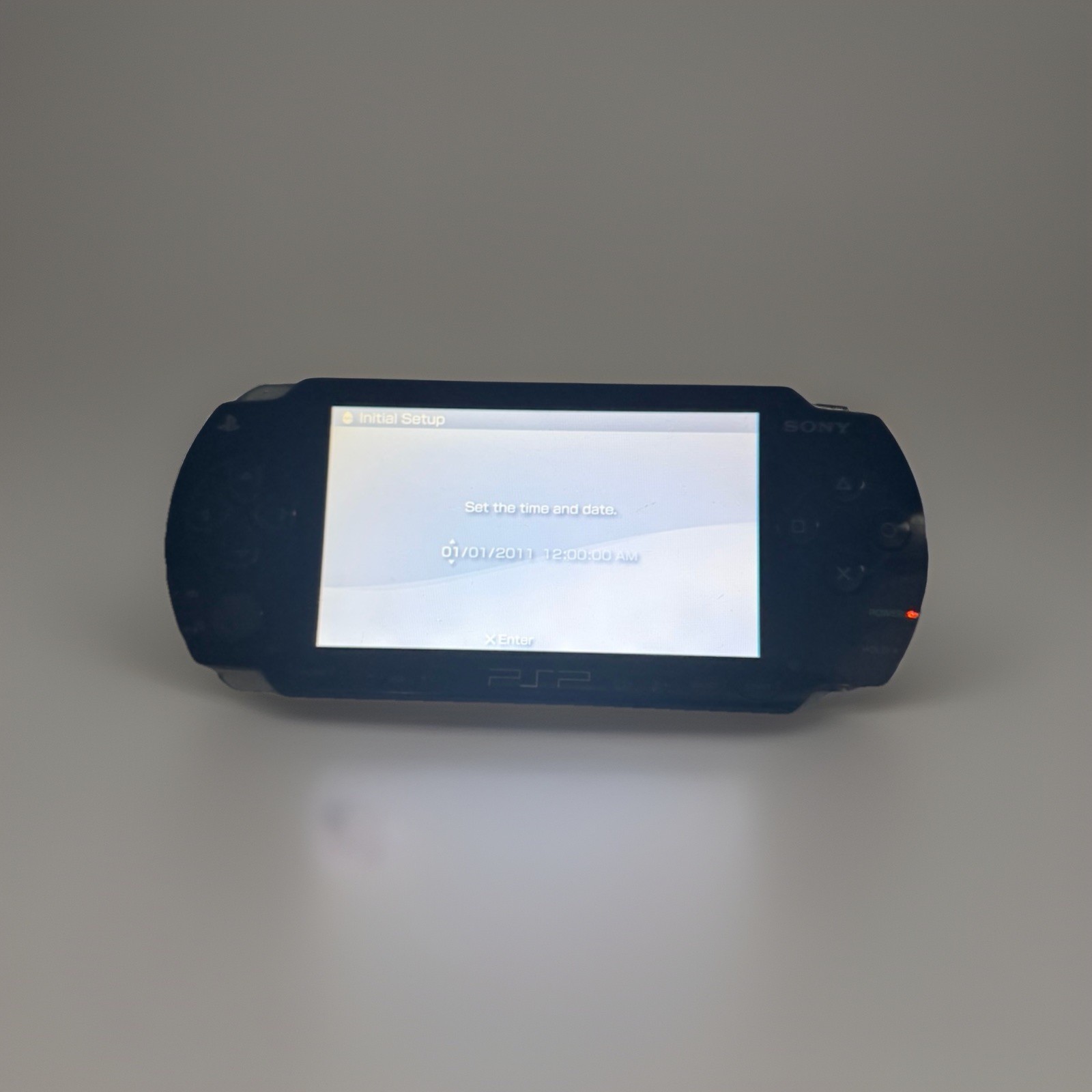 Playstation PSP 1000 Black With Capcom Classics & Charger Cord. Tested Working