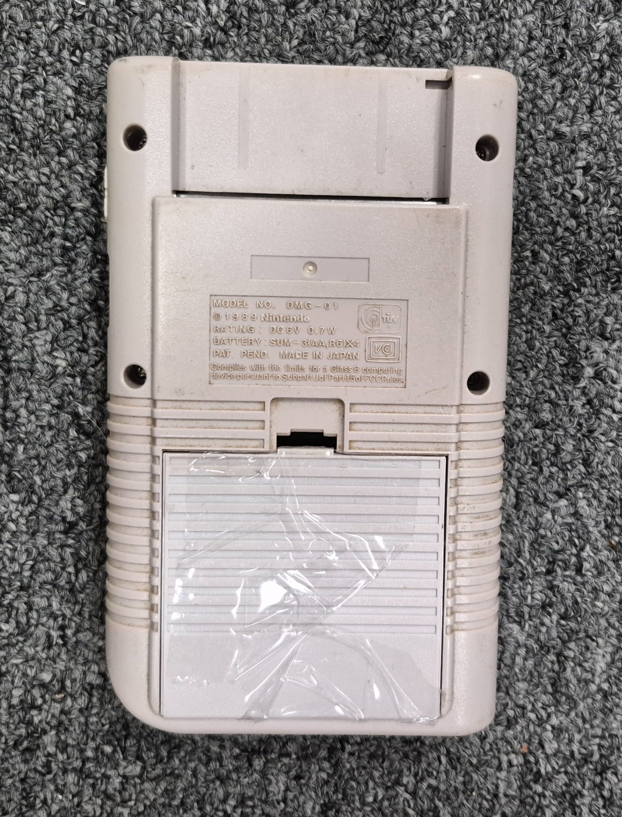 Nintendo Game Boy Launch Edition System Original GB Gray For Parts!