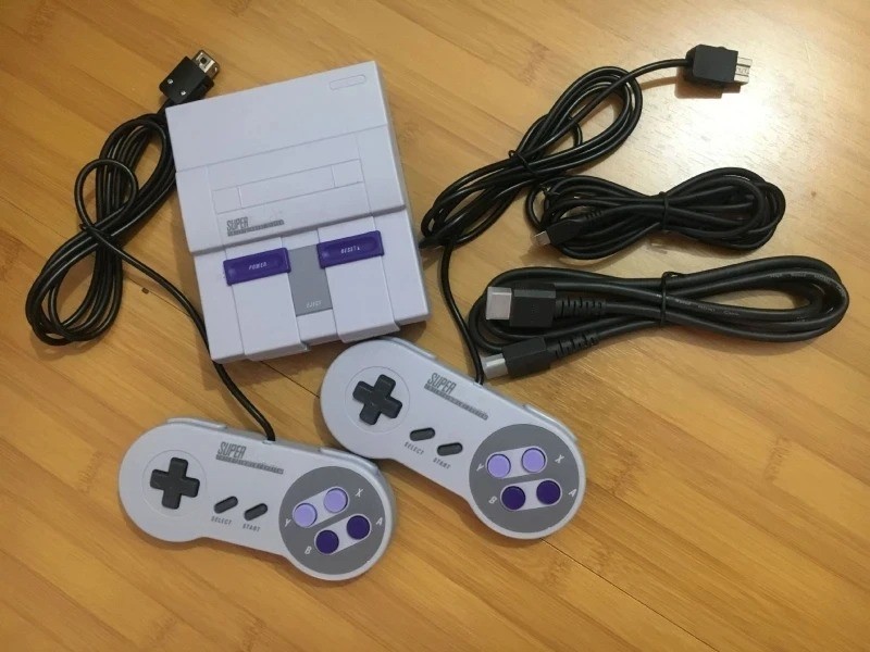 Super Classic Mini Entertainment System SNES Included 21 Games 1SET NO USED