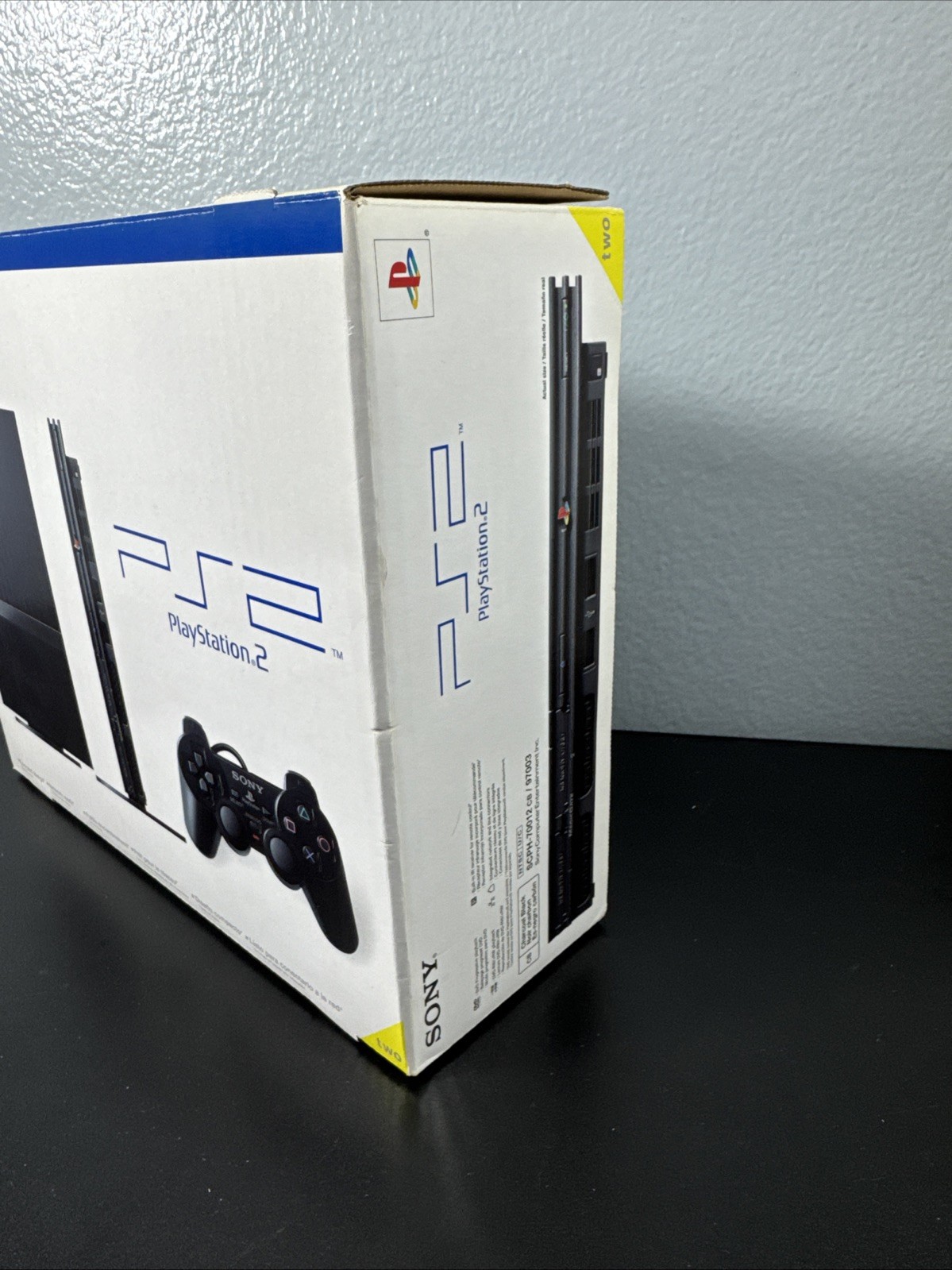 Sony PlayStation 2 PS2 Slim Black Console SCPH-70012 Complete in Box