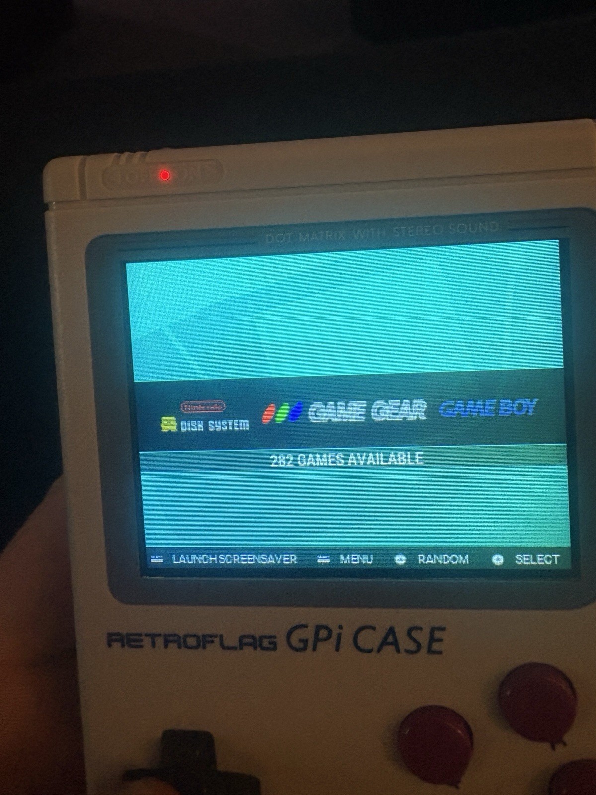 RETROFLAG GPi Case Handheld Emulator Raspberry Pi Zero 32GB SD Card. (See Desc)