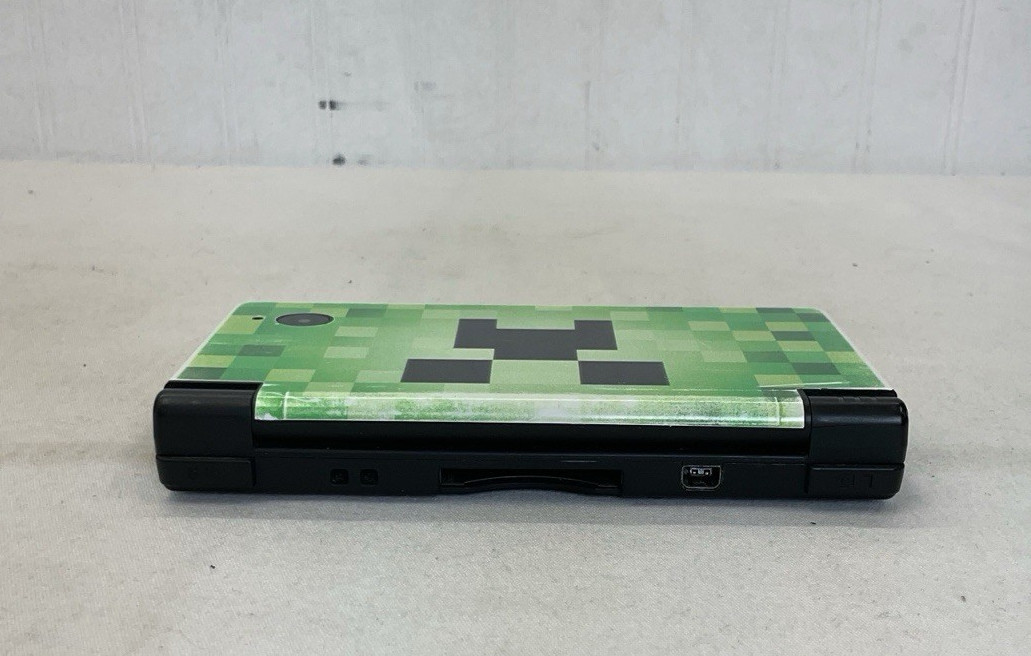 Nintendo DSi Console TWL-001 | Black With Minecraft Stickers | Tested & Working