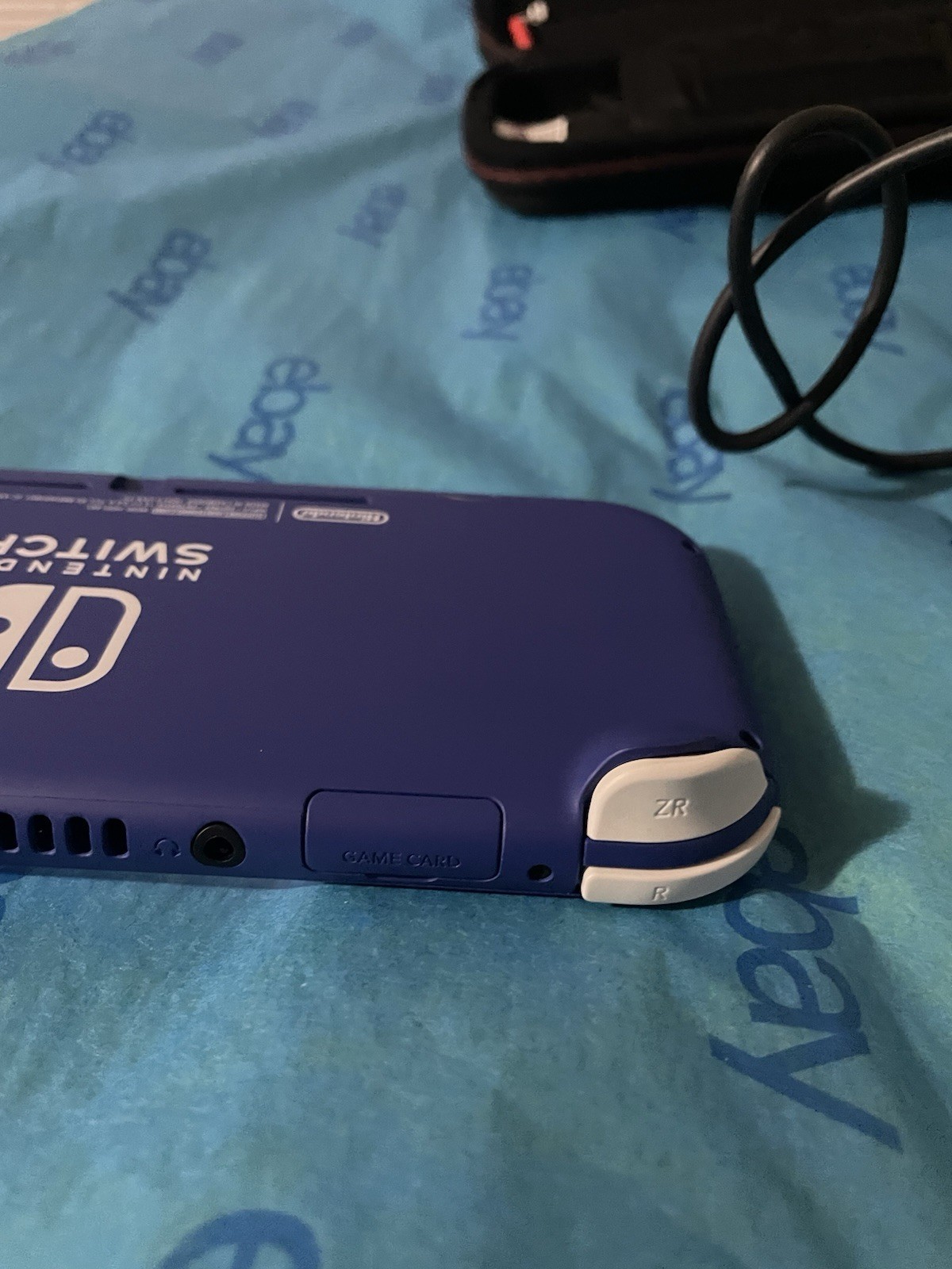 Nintendo Switch Lite Handheld Console – 32GB – Blue With Case