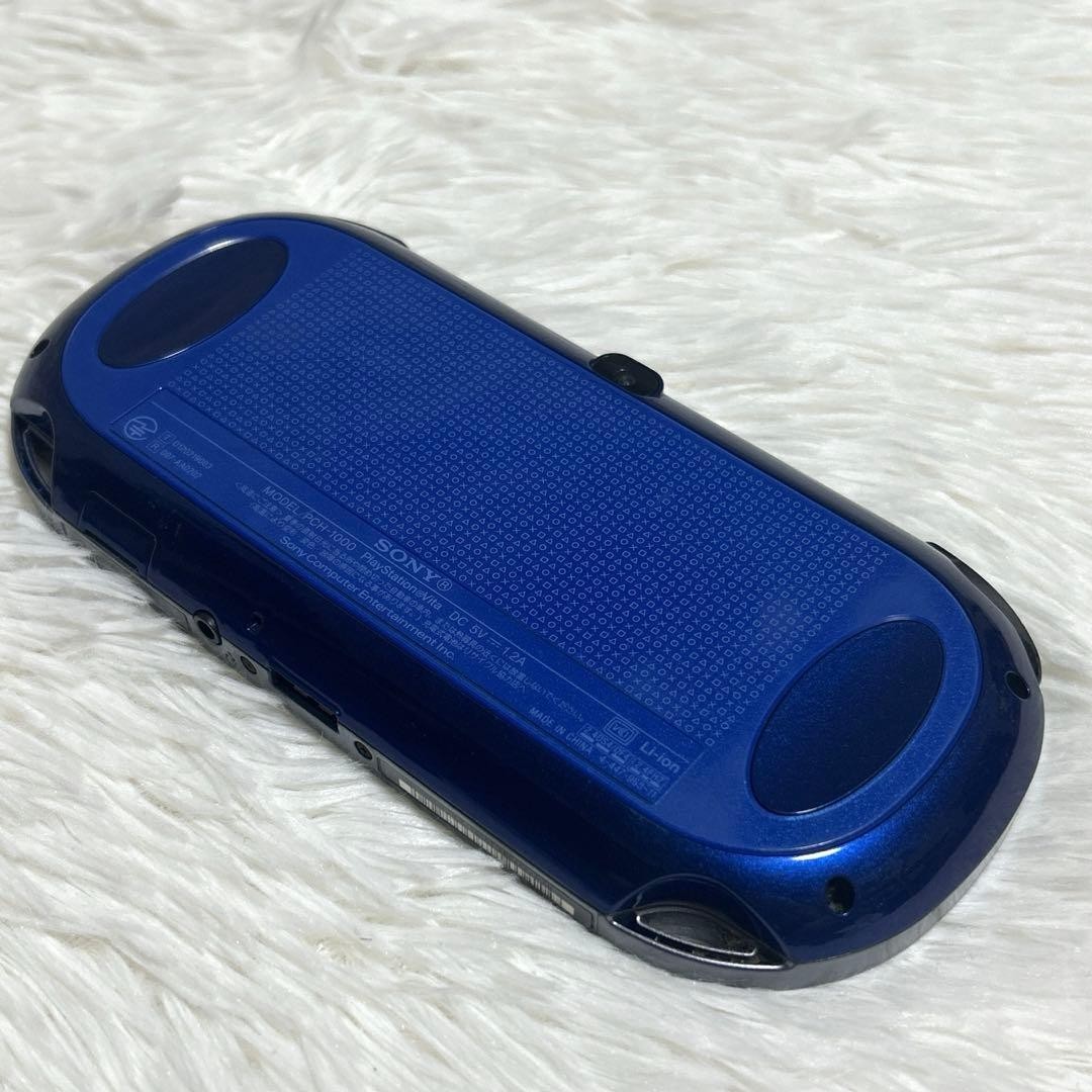 Excellent SONY PS Vita PCH-1000 Console Sapphire Blue Tested