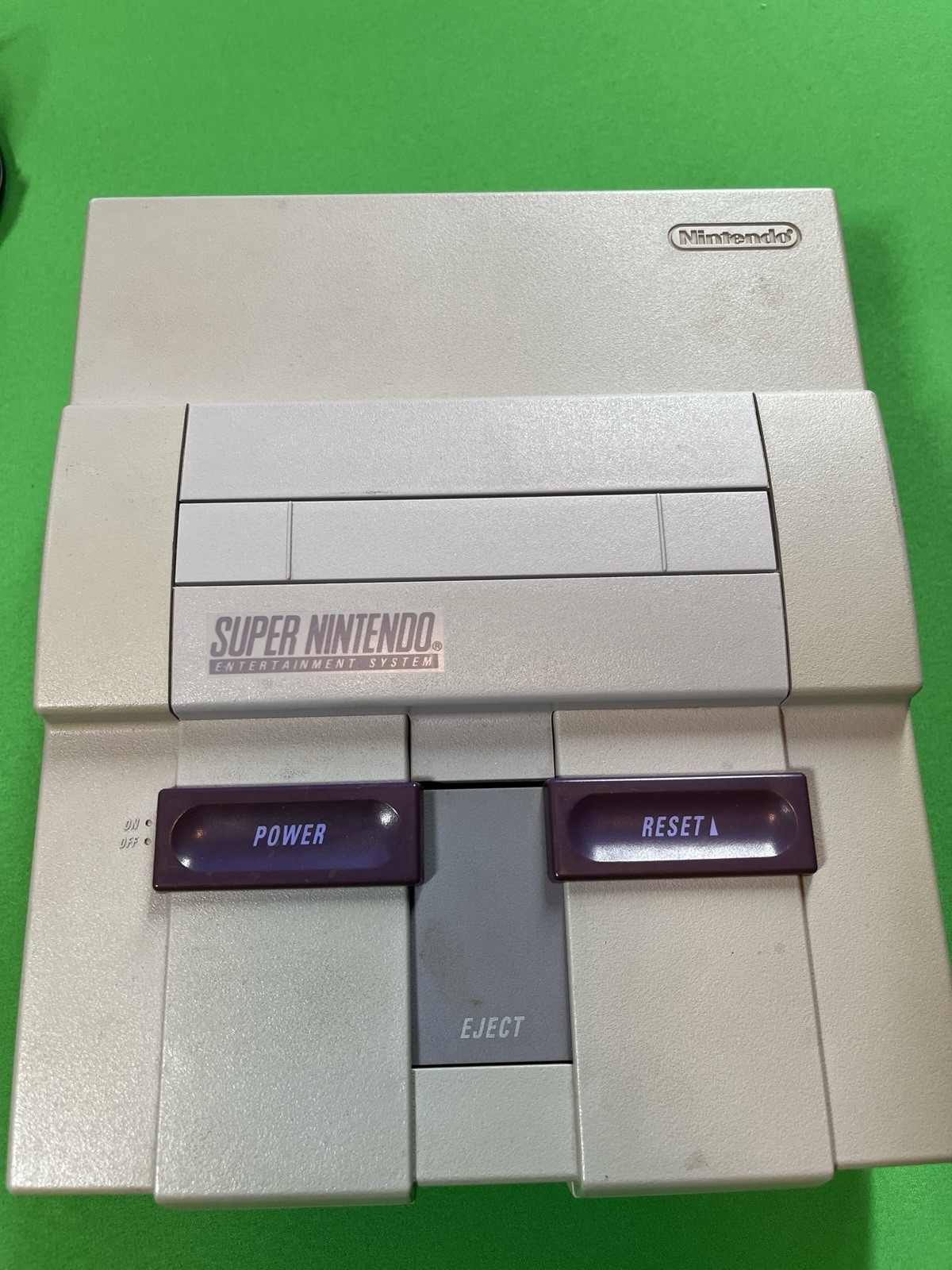 Super Nintendo Console W/ 7 Games 2 Controllers SNES Bundle TESTED & Working￼