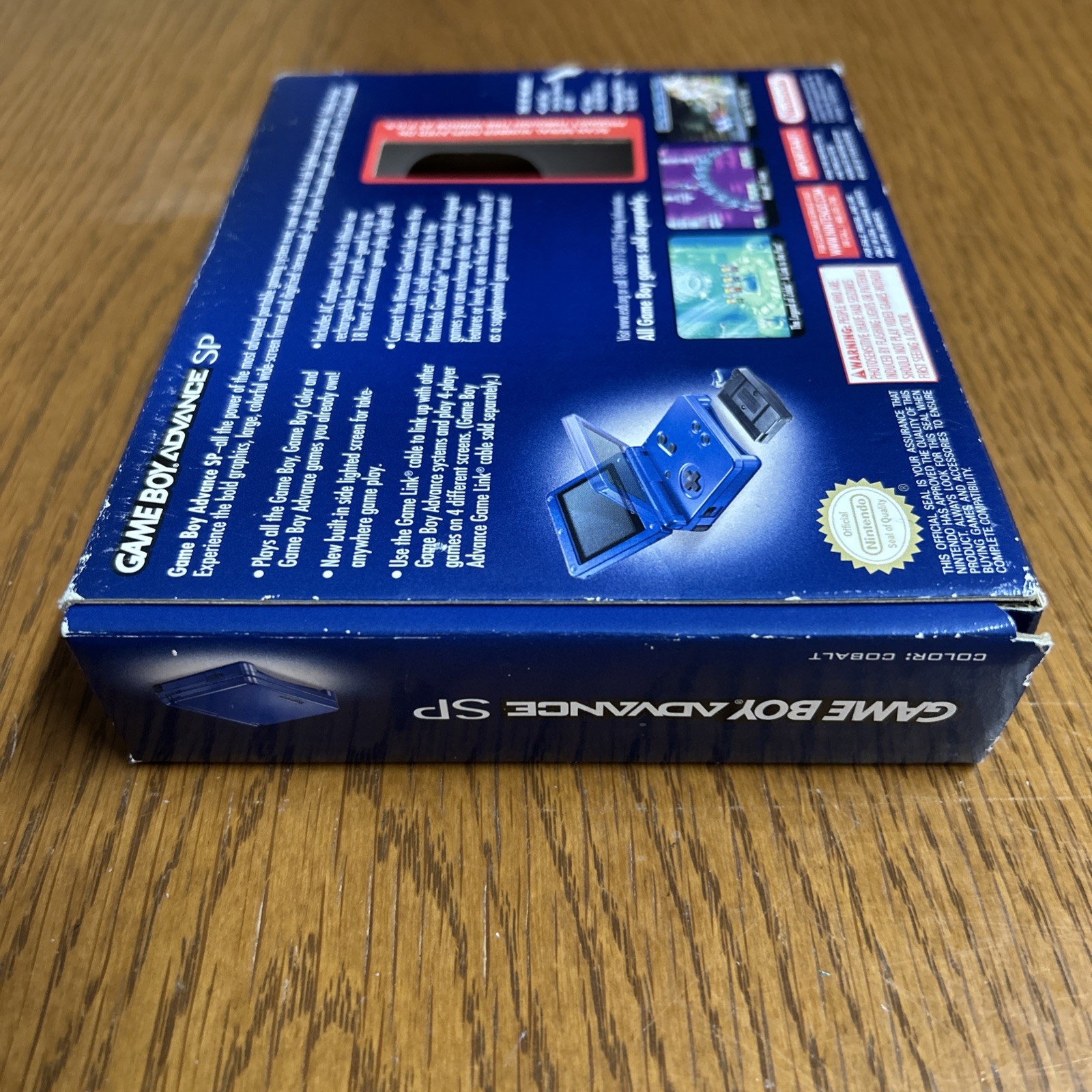 Nintendo Game Boy Advance SP Console – Cobalt Blue Complete CIB Working