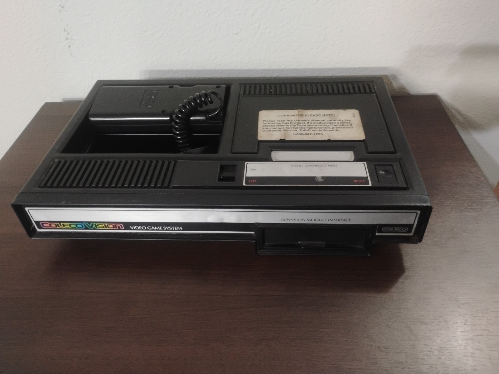 Colecovision Console System – 1 Controller – No Cords – For Parts