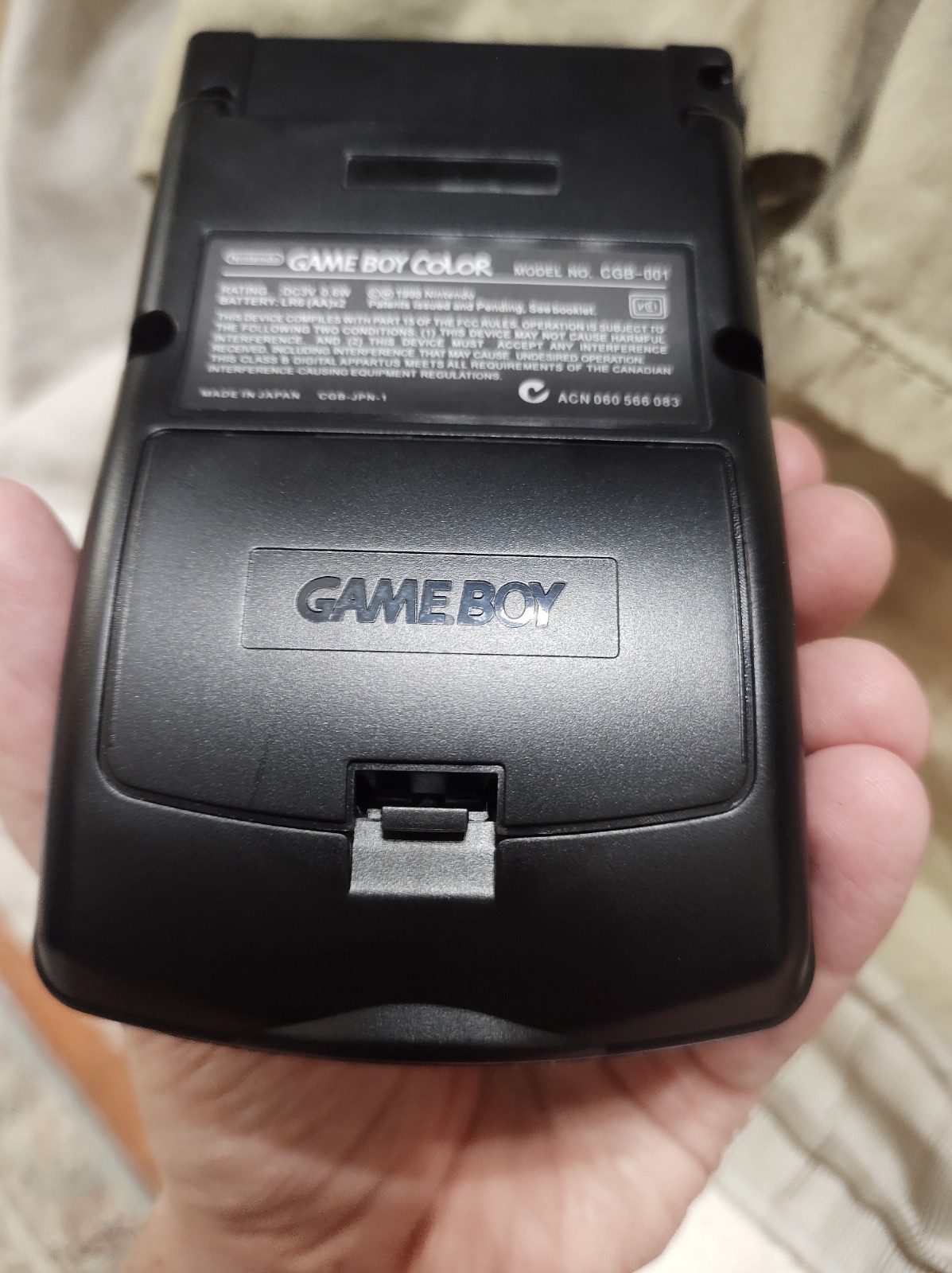 New AMOLED Screen Black Nintendo Gameboy color GBC Touch Controls Bigger Screen